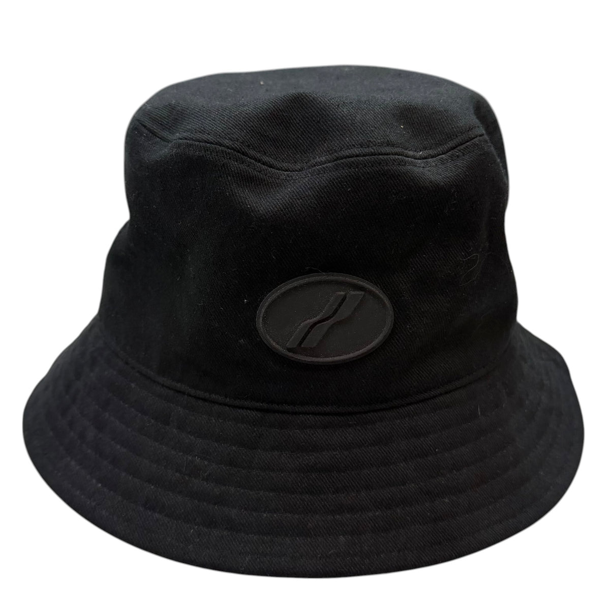 We11done Pearl Logo Bucket Hat Black