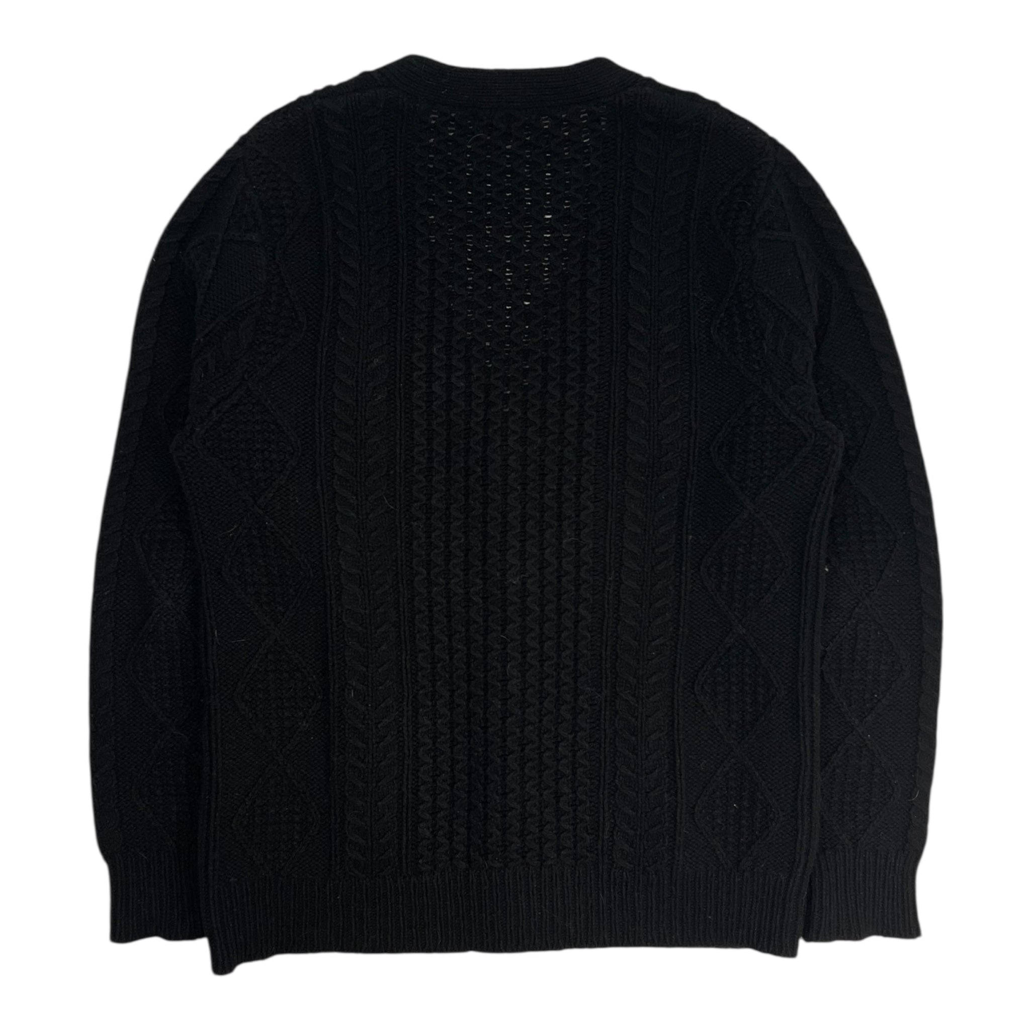 Supreme Cable Knit Cardigan (16AW) Black