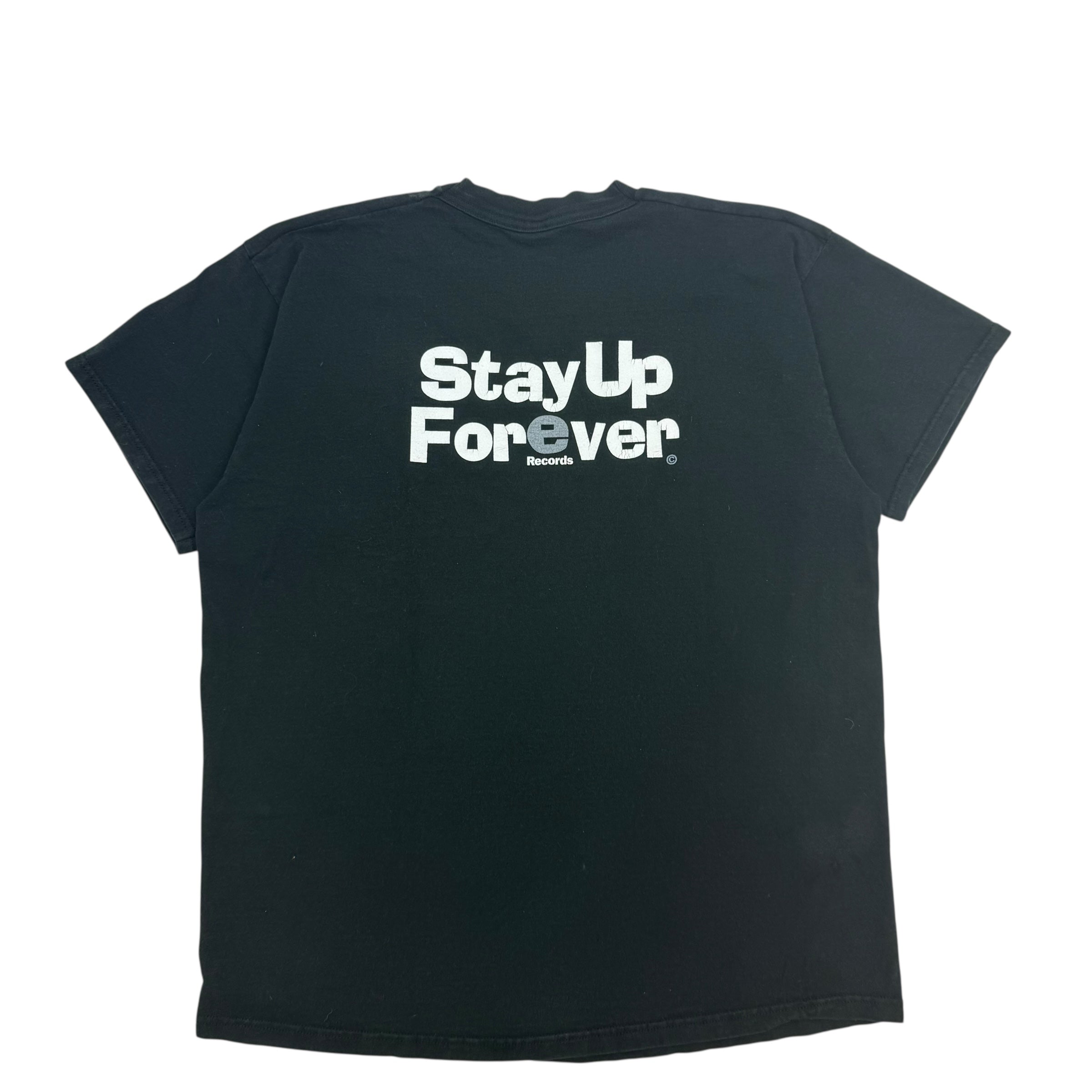 Vintage Stay Up Forever Records Tee Black