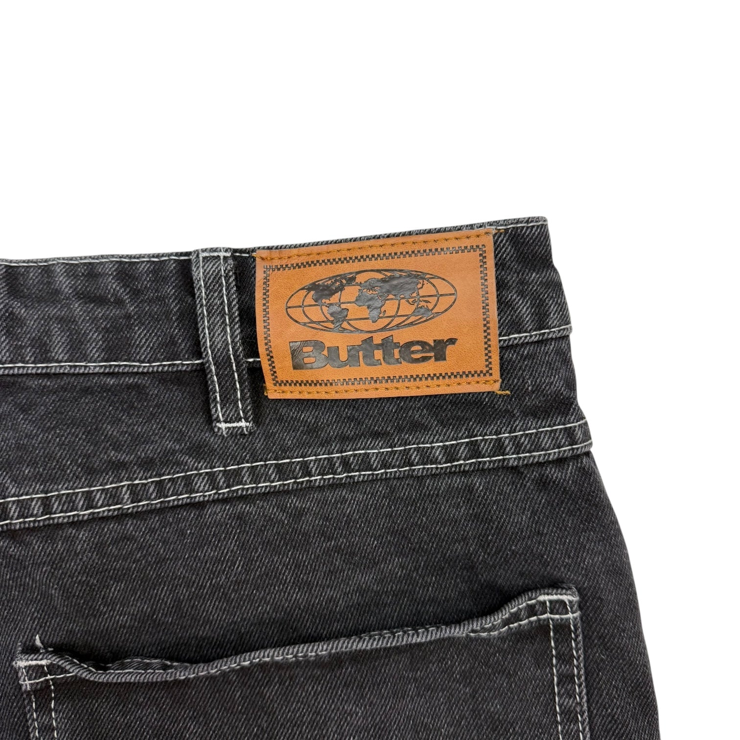 Butter Relaxed Fit Denim Pants Washed Black