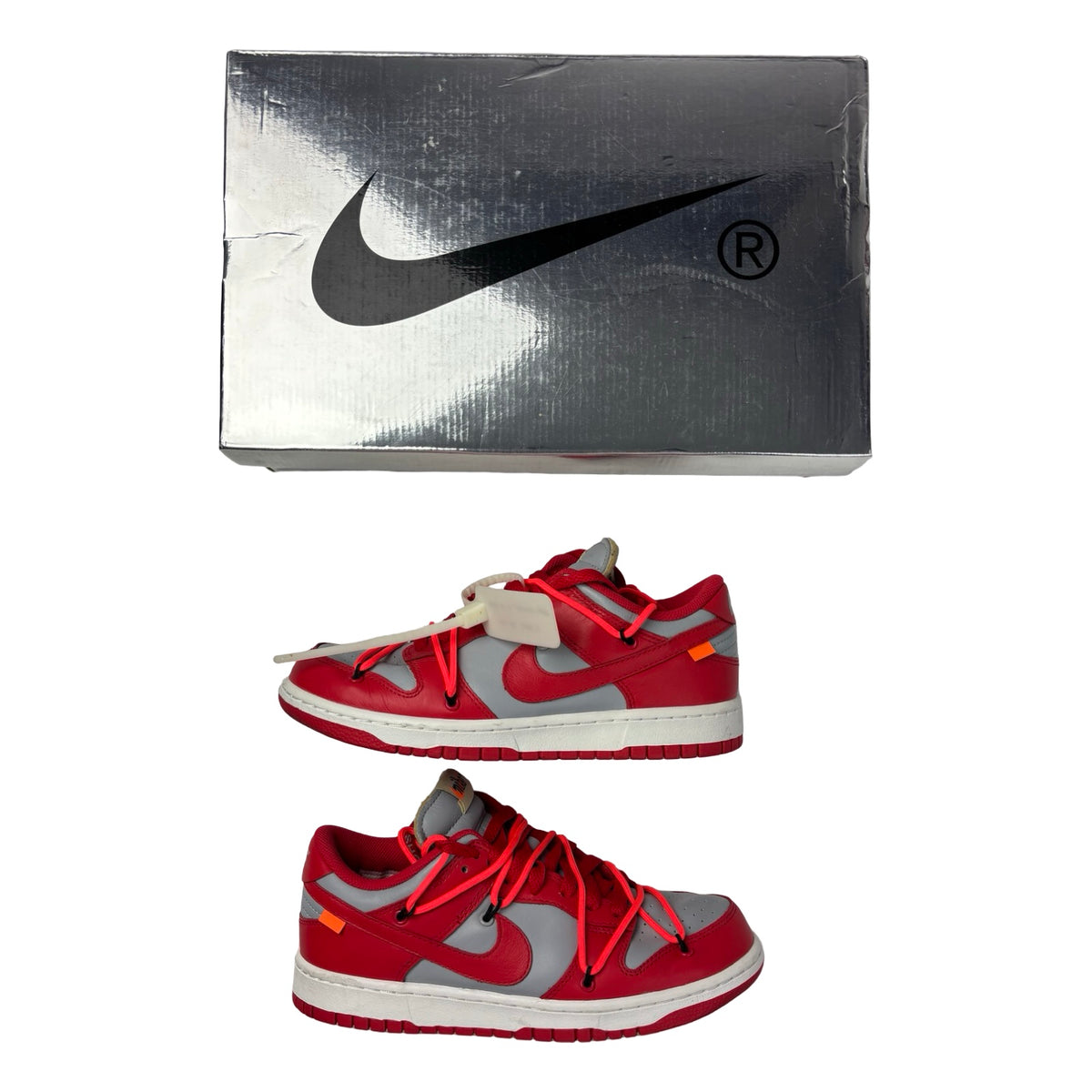 Nike Dunk Low Off-White University Red (Used)