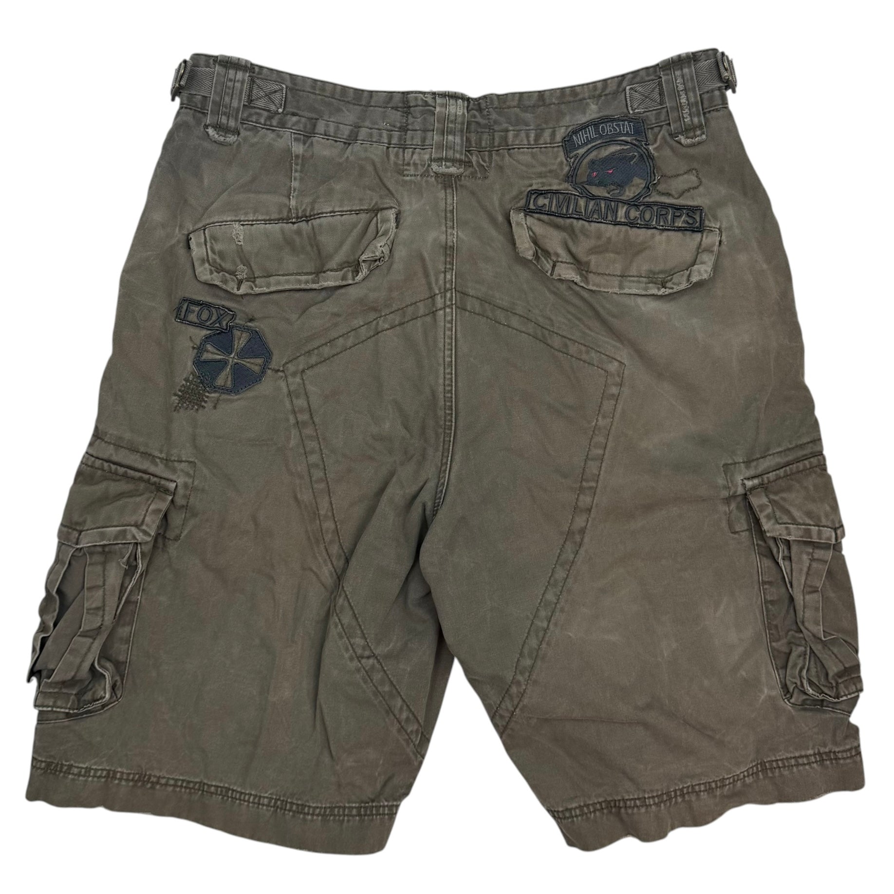 Vintage Fox Racing Deluxe Cargo Shorts Green