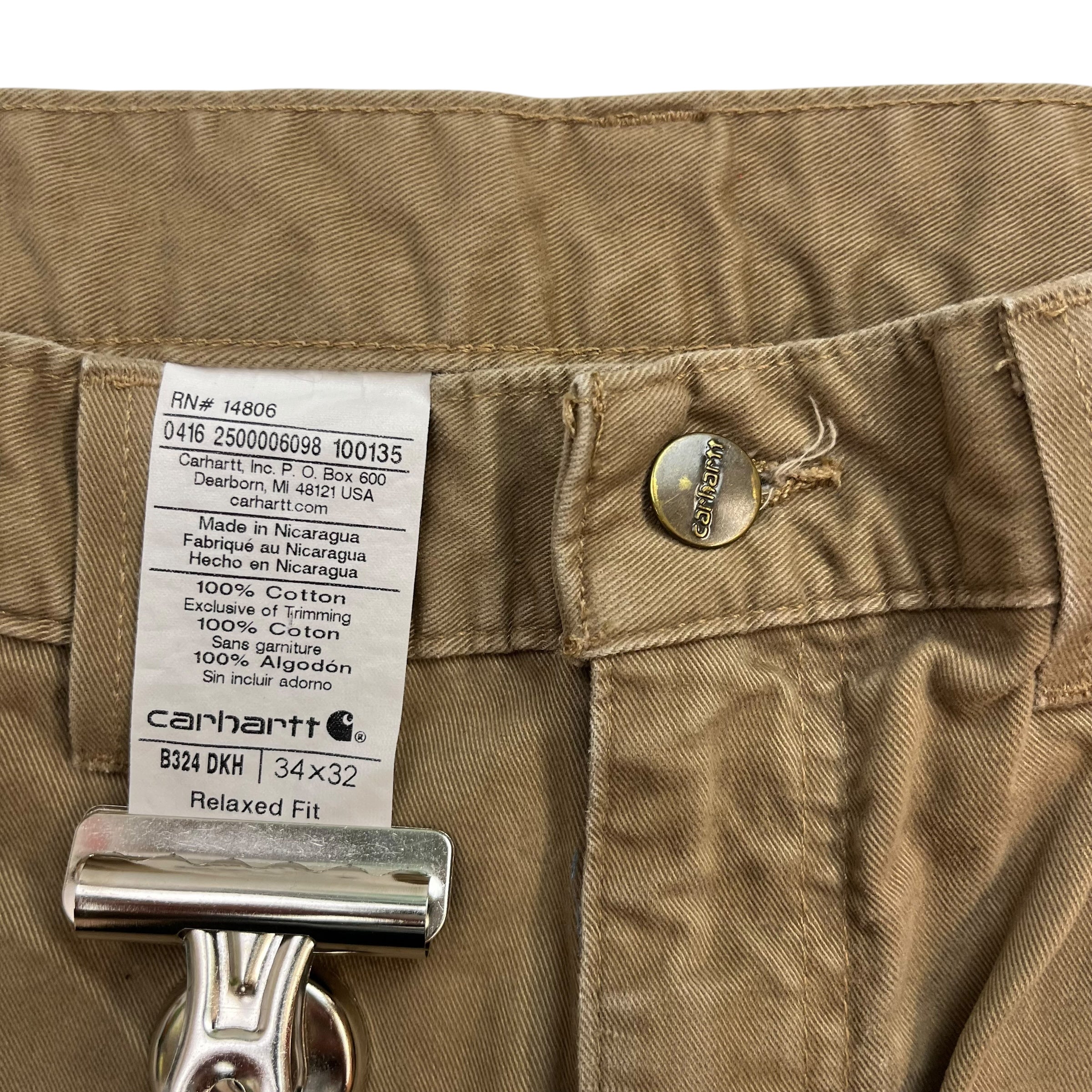 Vintage Carhartt Dungaree Pants Light Tan