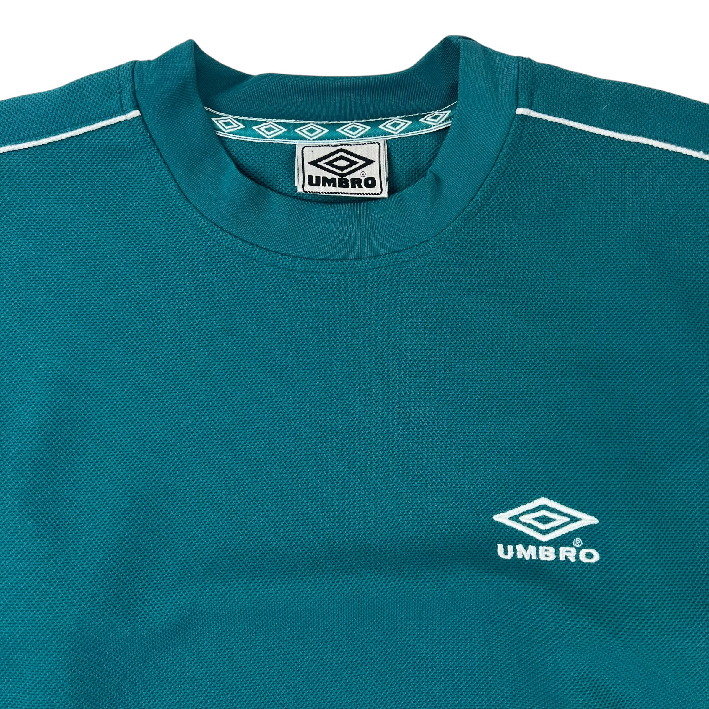 Vintage Umbro L/S Warmup Jersey Green