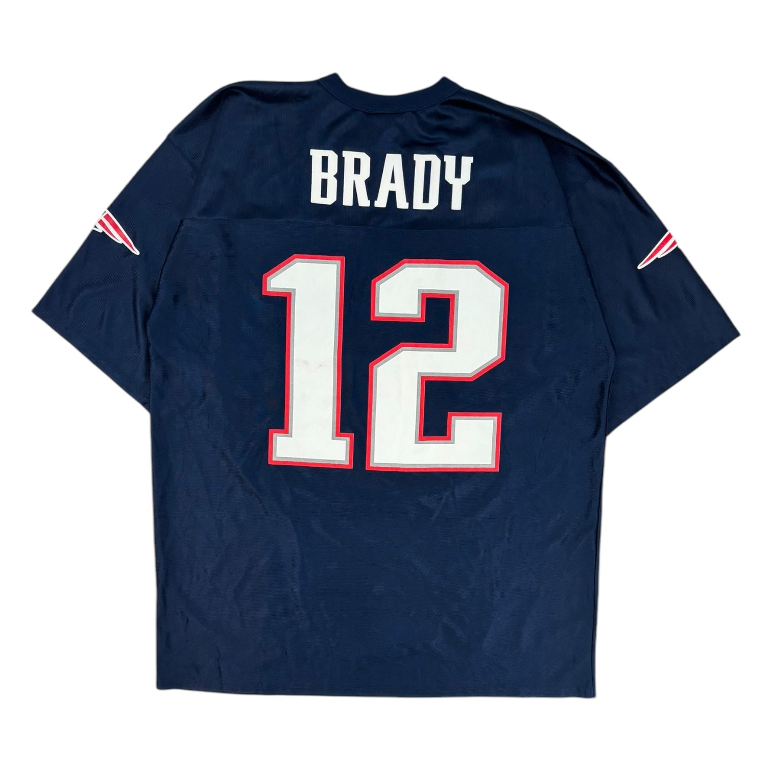 Vintage NFL New England Patriots Tom Brady Football Jersey Navy