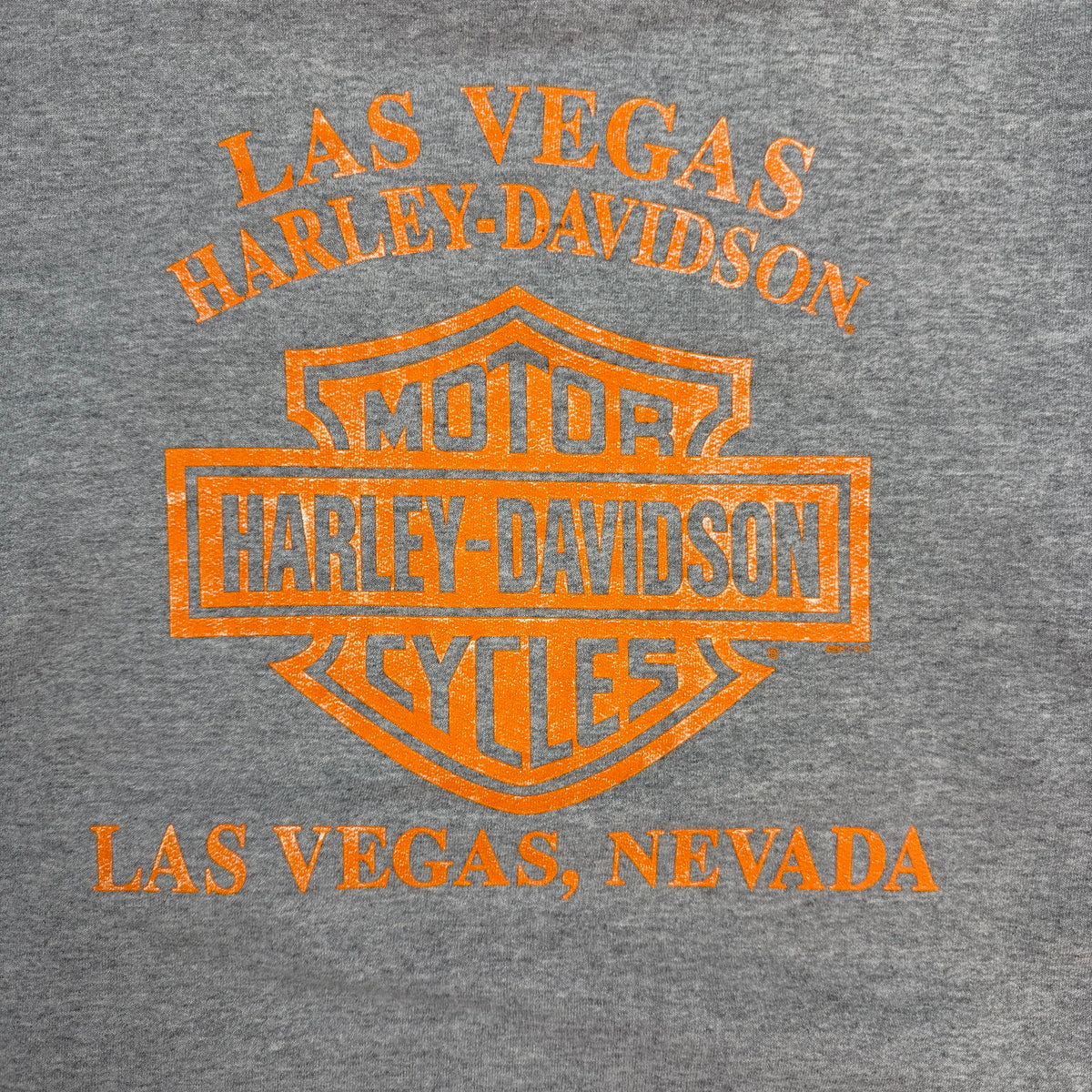 Vintage Harley Davidson Las Vegas Hoodie Grey