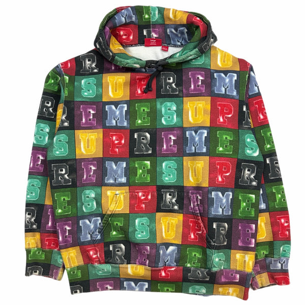 Supreme Blocks Hooded Sweatshirt Multicolor