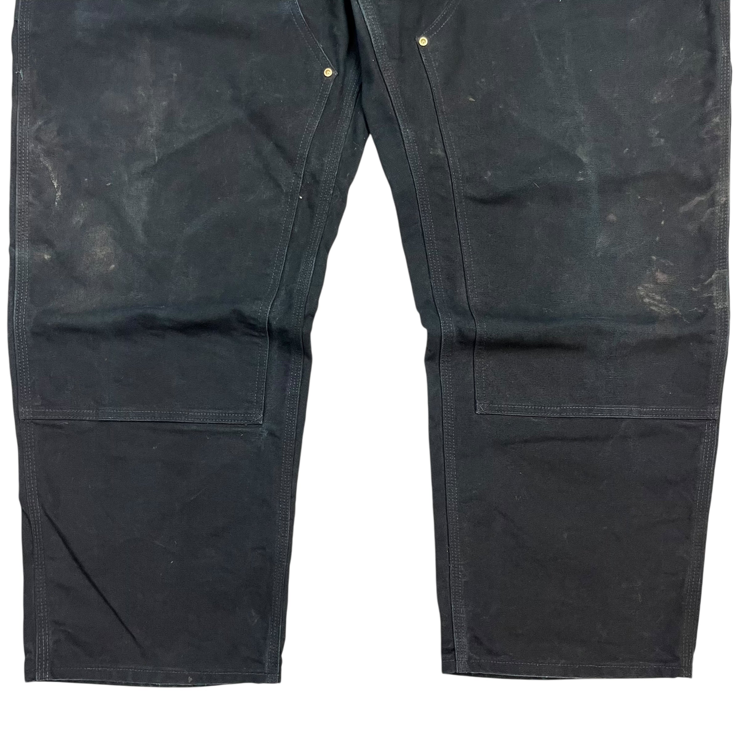 Vintage Carhartt Double Knee Denim Pants Black