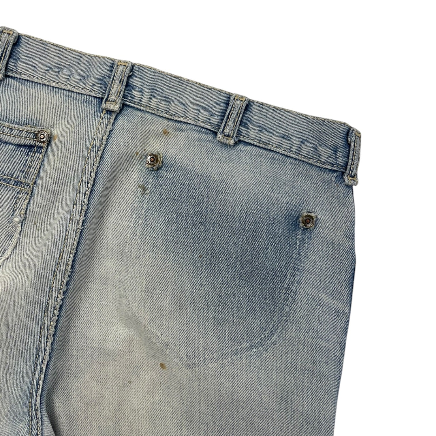 Vintage '70s Lee Straight Cut Denim Jeans Faded Wash