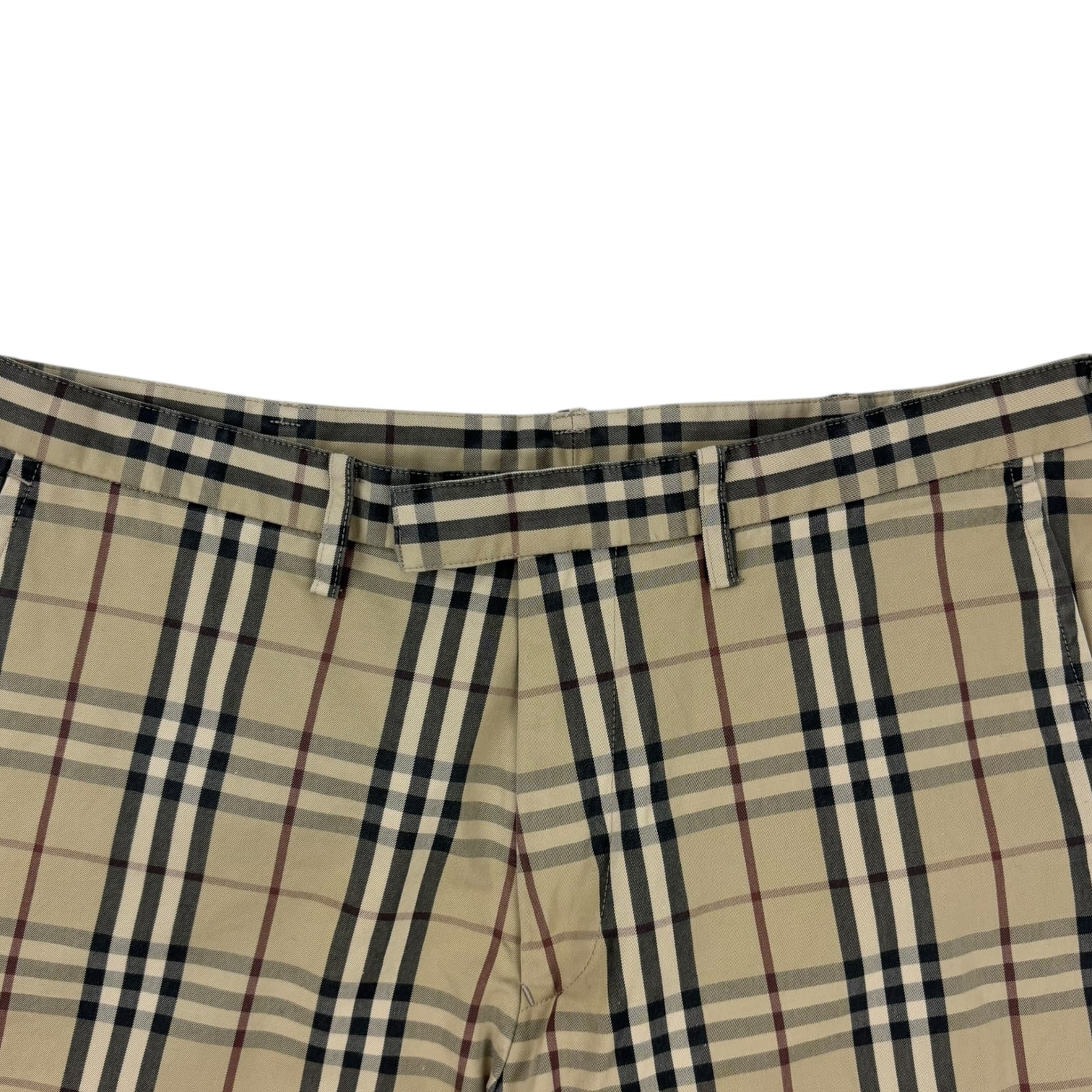 Burberry Black Label Selbourne Check Long Short Camel