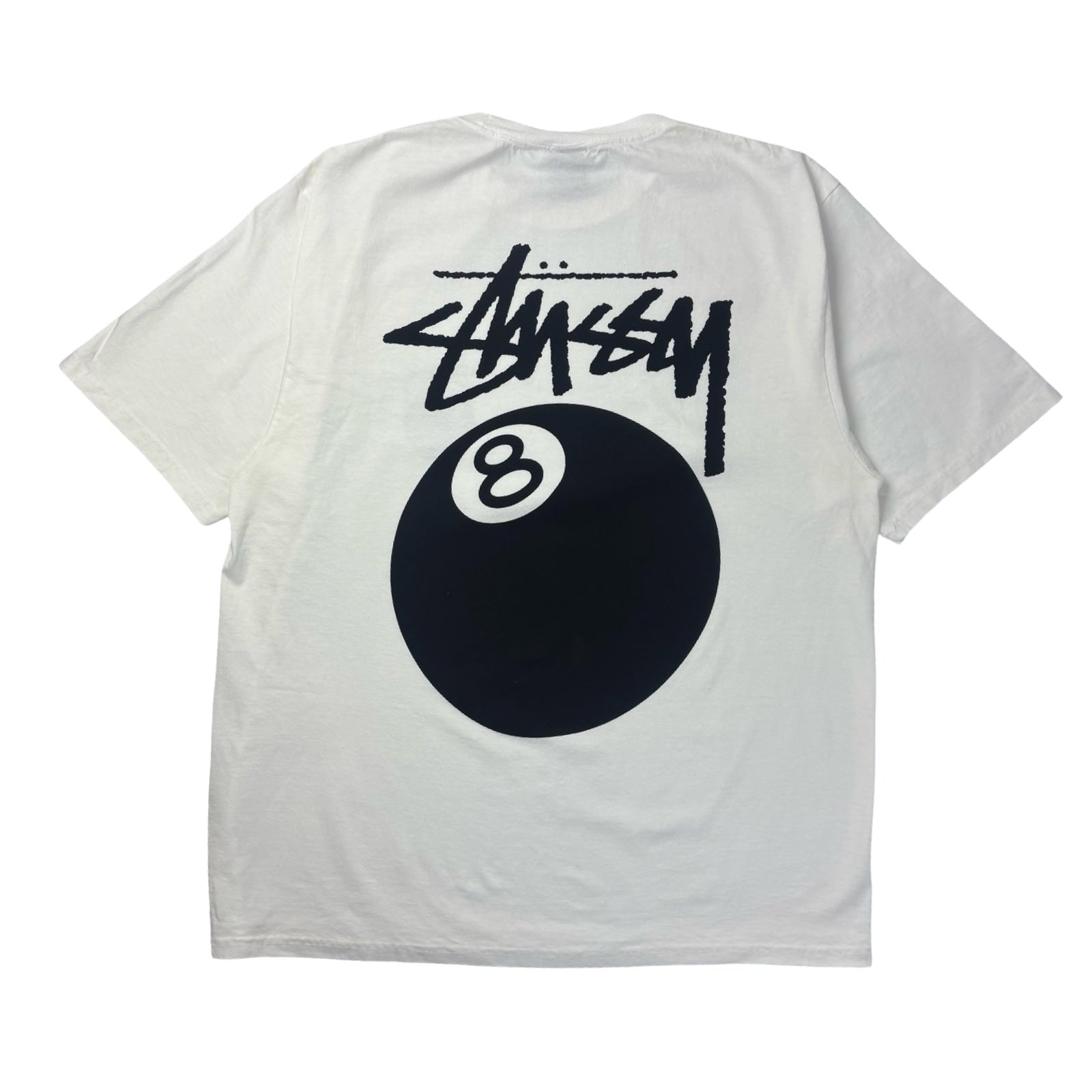 Stussy 8 Ball Tee White