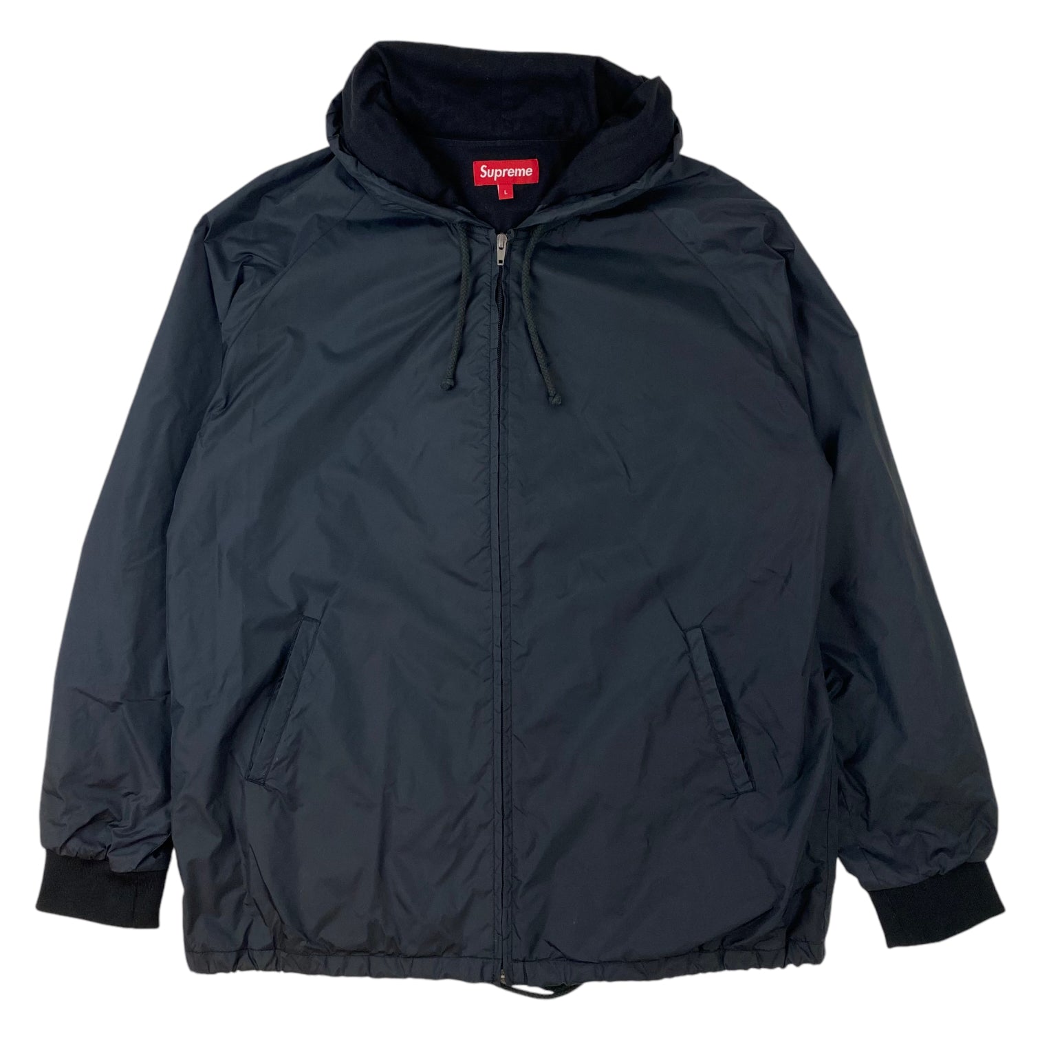 Supreme Hooded Coaches Jacket Black