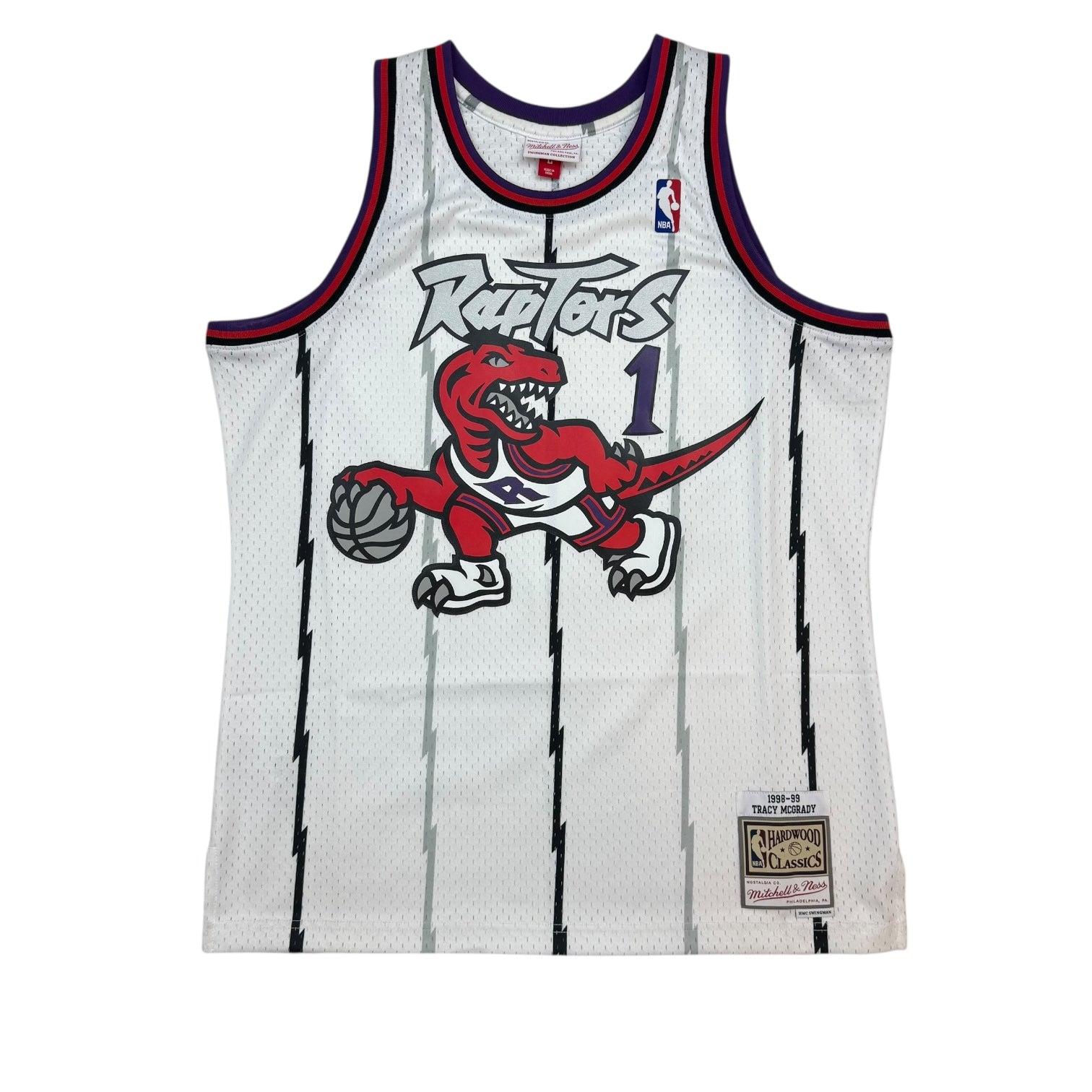 Vintage Mitchell & Ness Toronto Raptors Tracy McGrady Away Jersey White