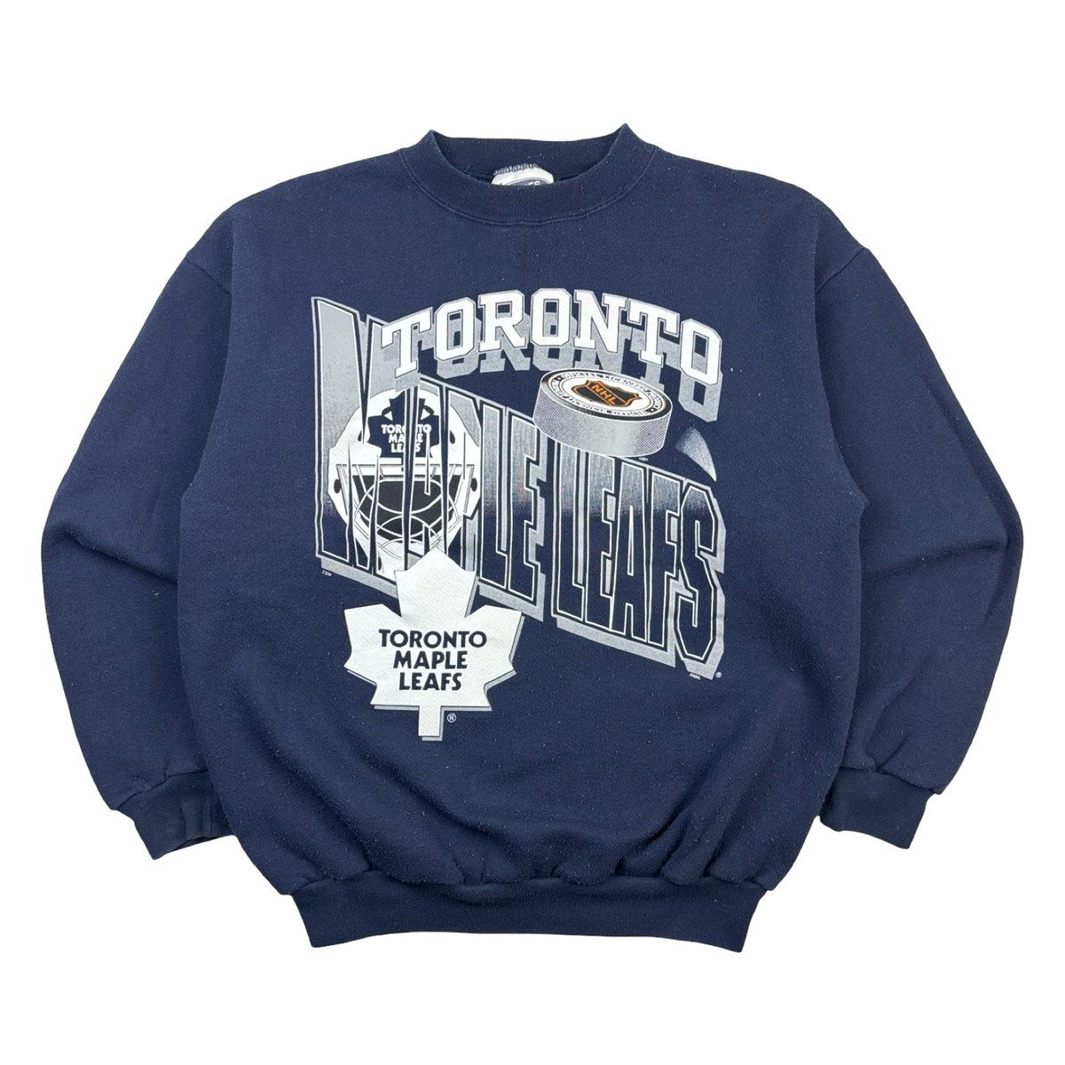 Vintage Toronto Maple Leafs NHL Crewneck Navy