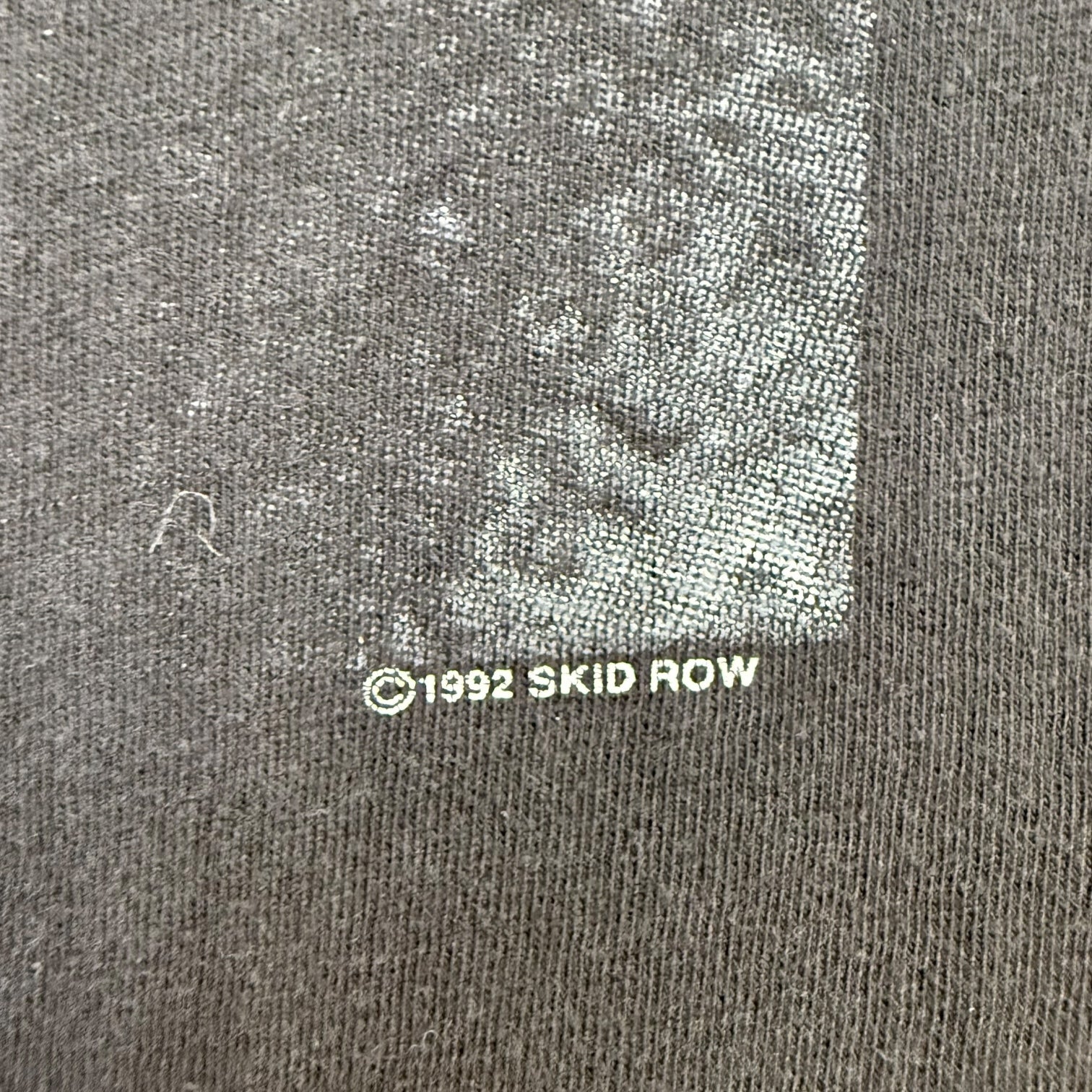 1992 Skid Row Scream Canada Tour Tee Black