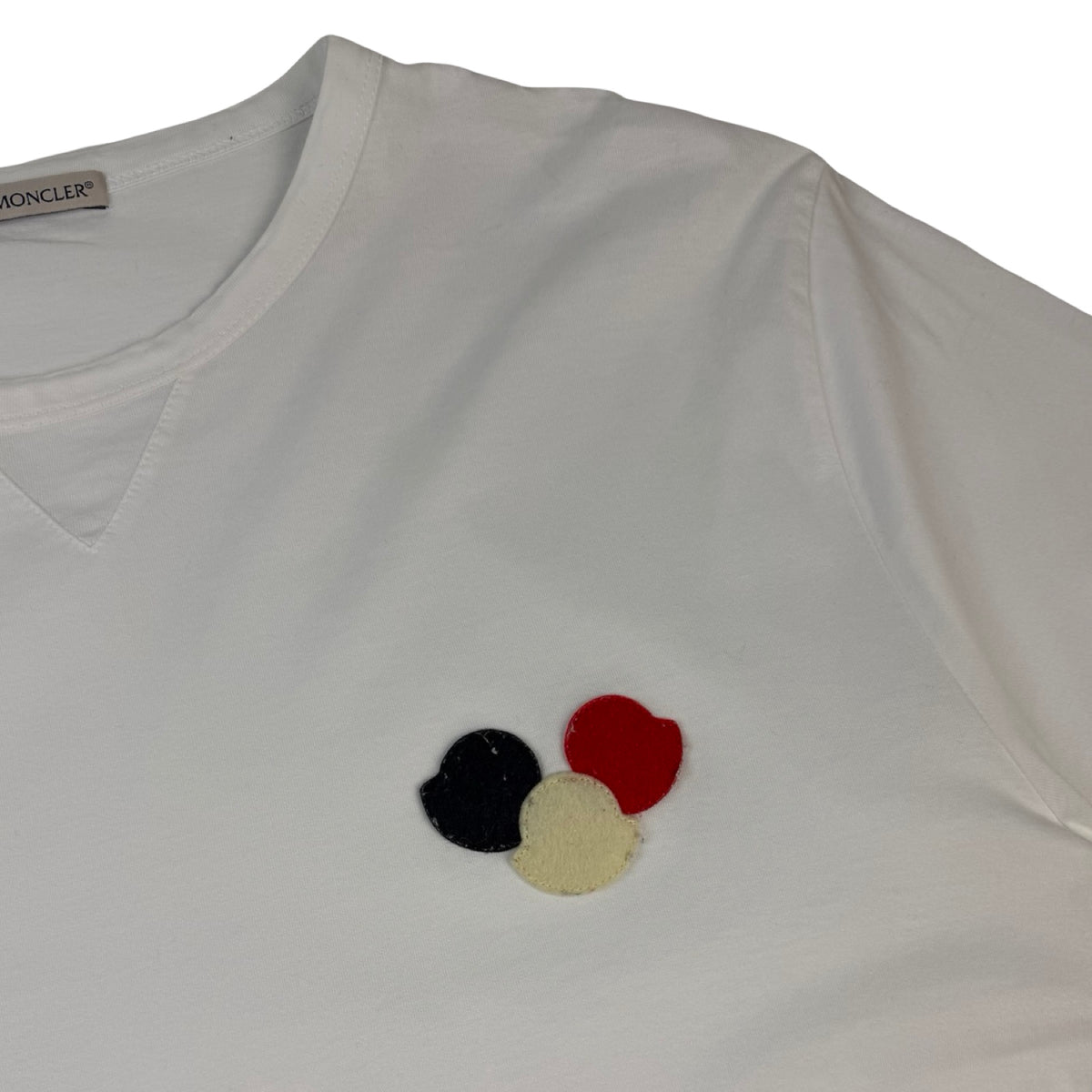 Moncler Maglia Trilogo T-Shirt White
