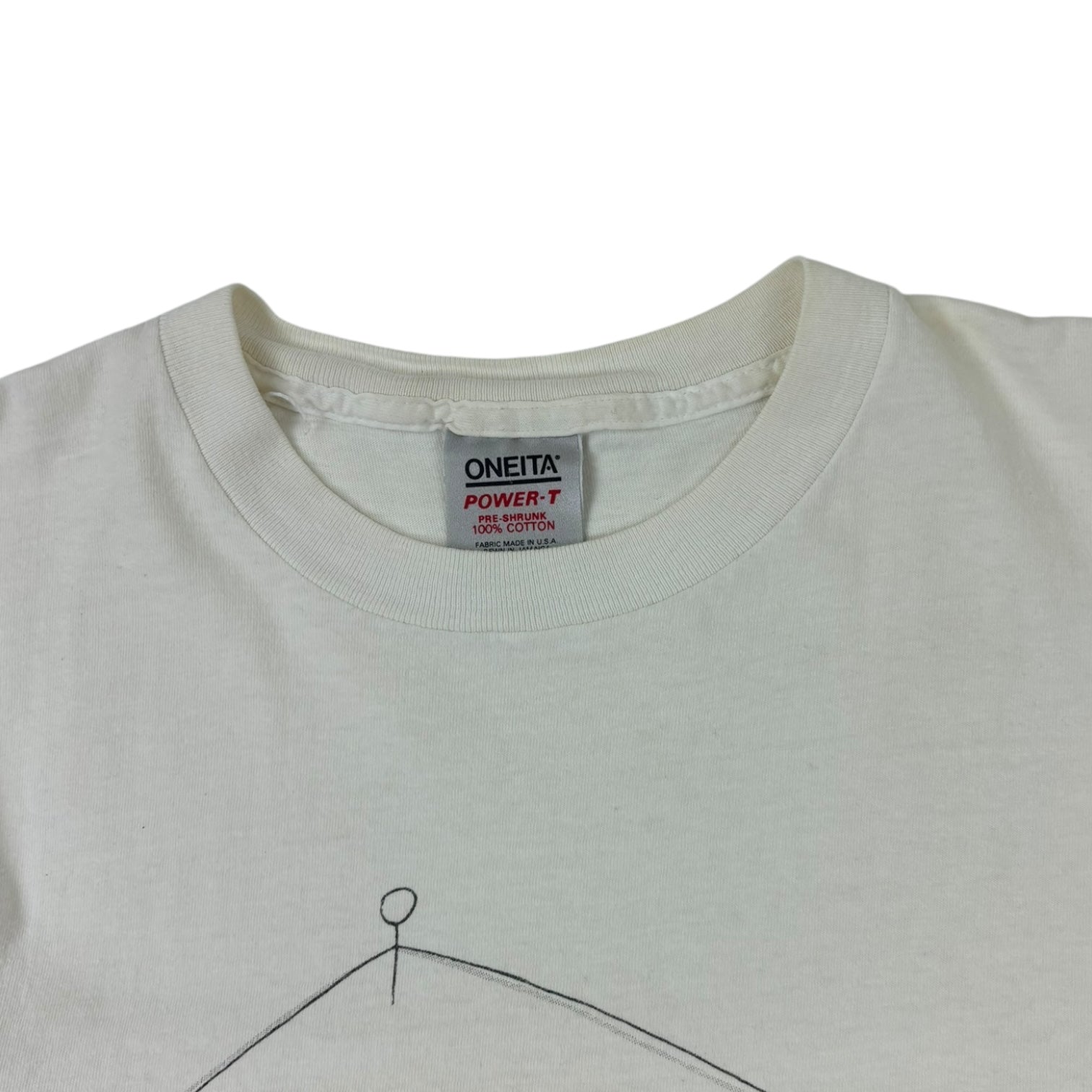 Vintage 1990 The Simpsons Family Portrait T-Shirt Whote