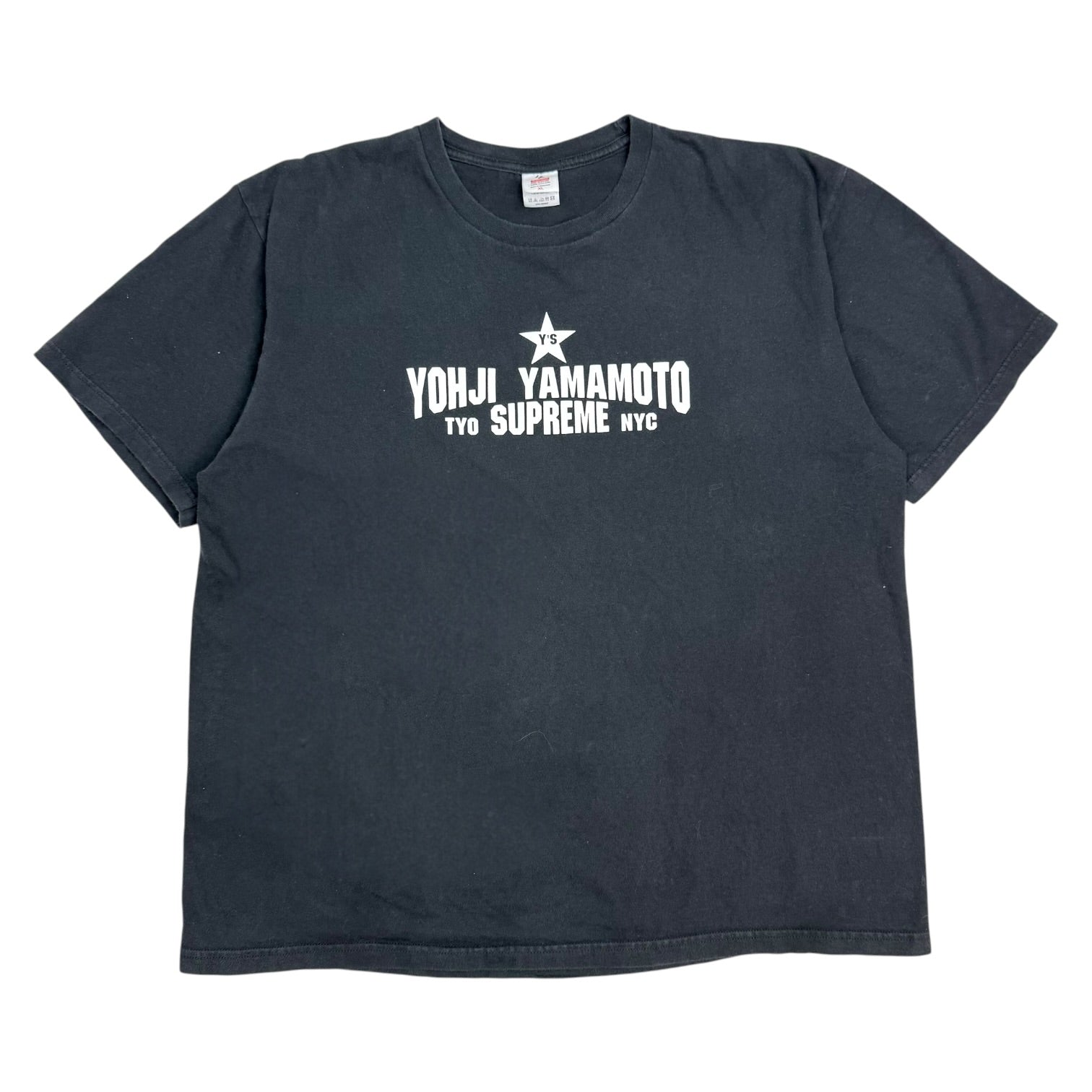 Supreme x Y’s By Yohji Yamamoto Star Tee Black