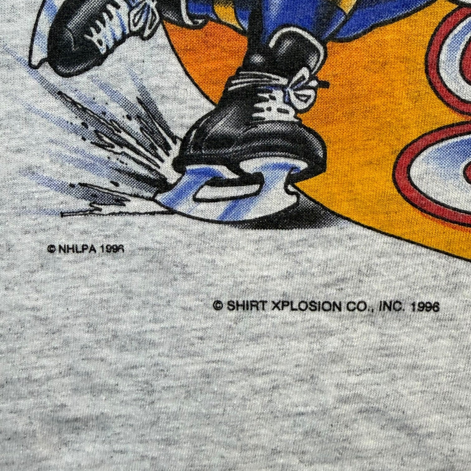 1996 Wayne Gretzky ‘St Louis Has The Great One’ Tee Grey