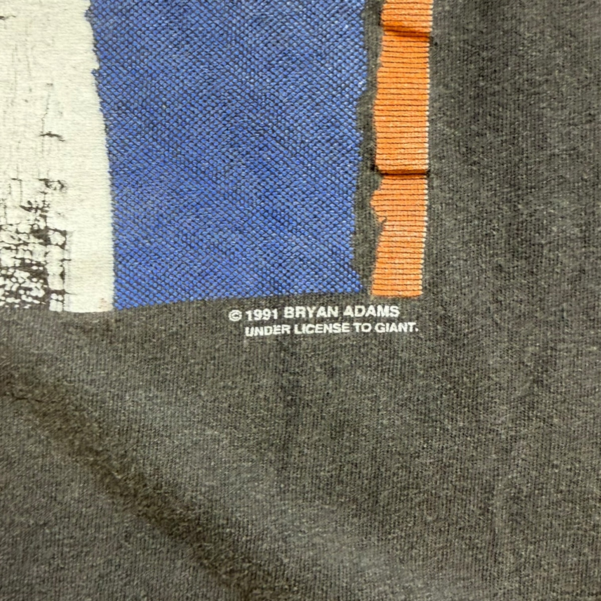 Vintage Bryan Adams "Waking Up The World" T-Shirt Grey