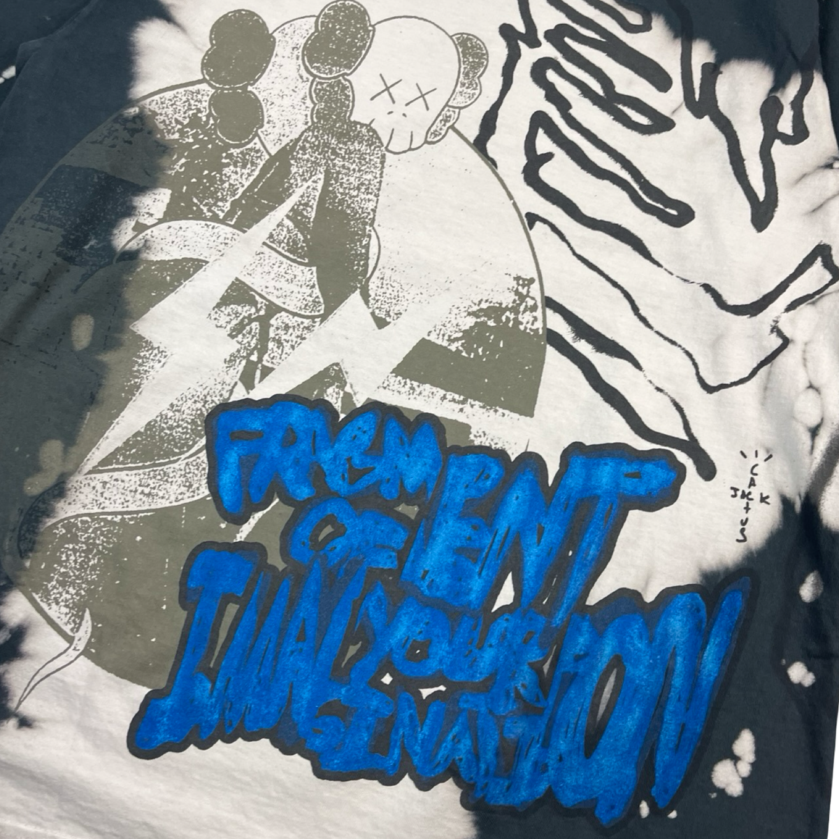 Travis Scott Cactus Jack + Kaws For Fragment L/S T-Shirt Multi Grey