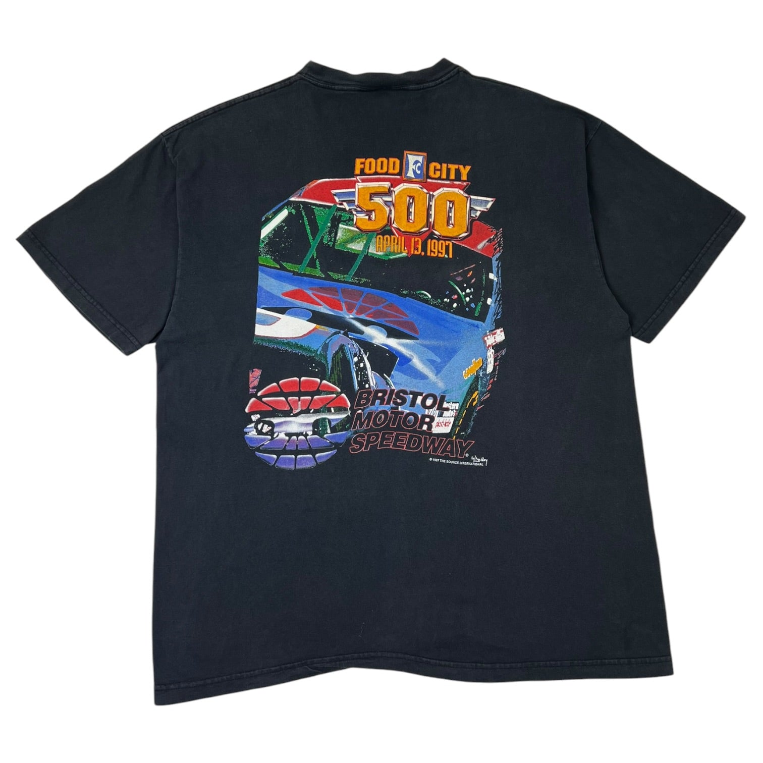 Vintage 1997 Bristol Motor Speedway T-Shirt Black