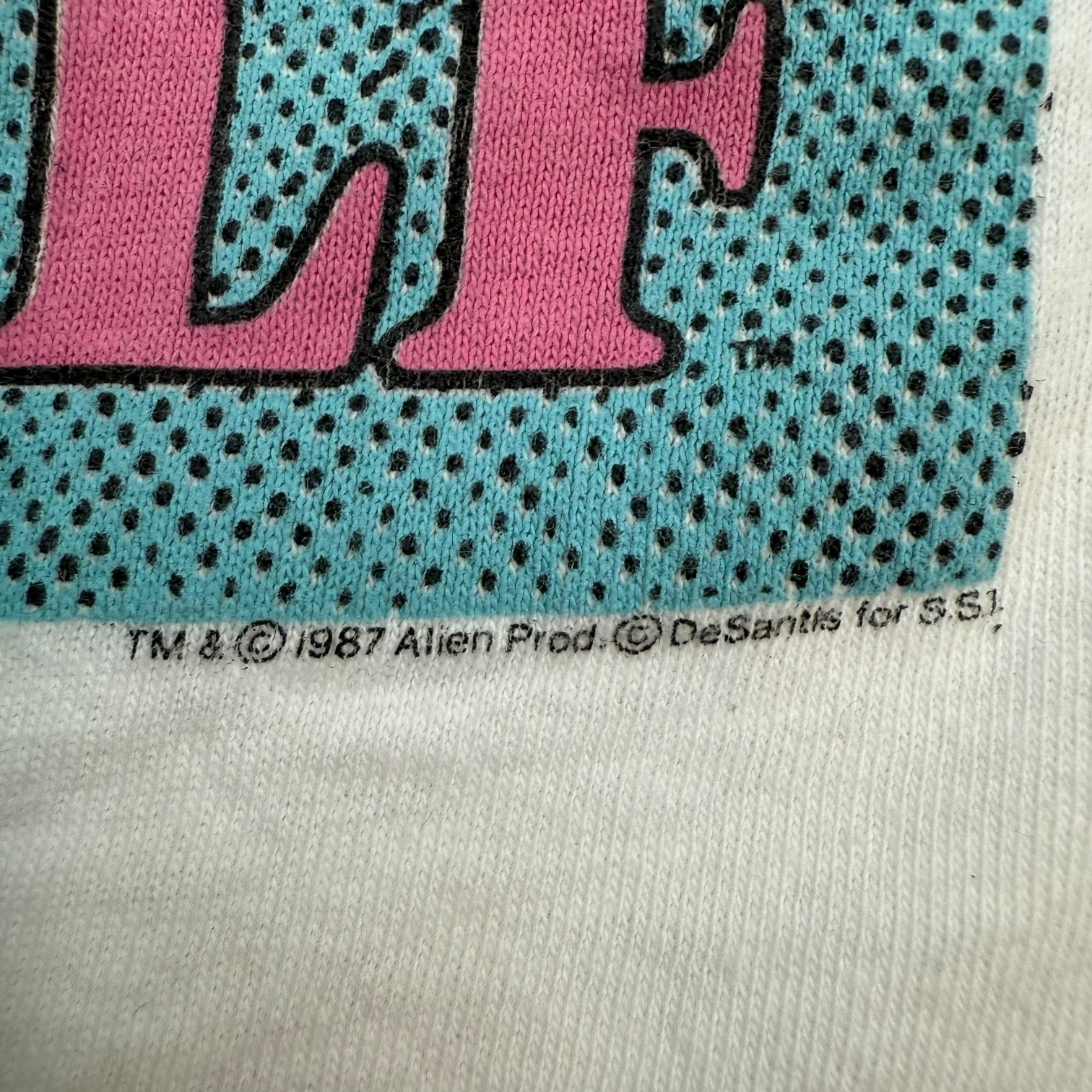 1987 Stanley Desantis Alf Capone Tee White