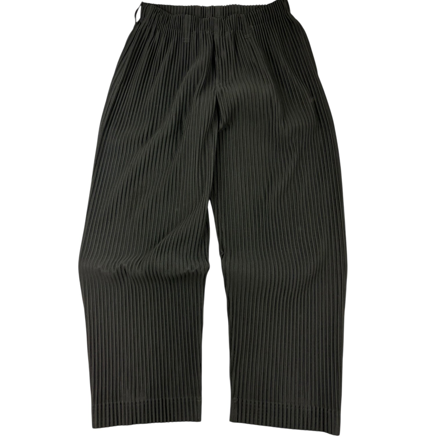 Issey Miyake Homme Plise Pleated Wide-Leg Pant Black
