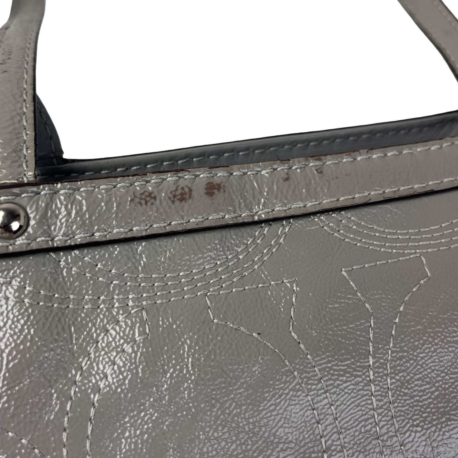(W) Y2K Coach C All Over Shoulder Bag