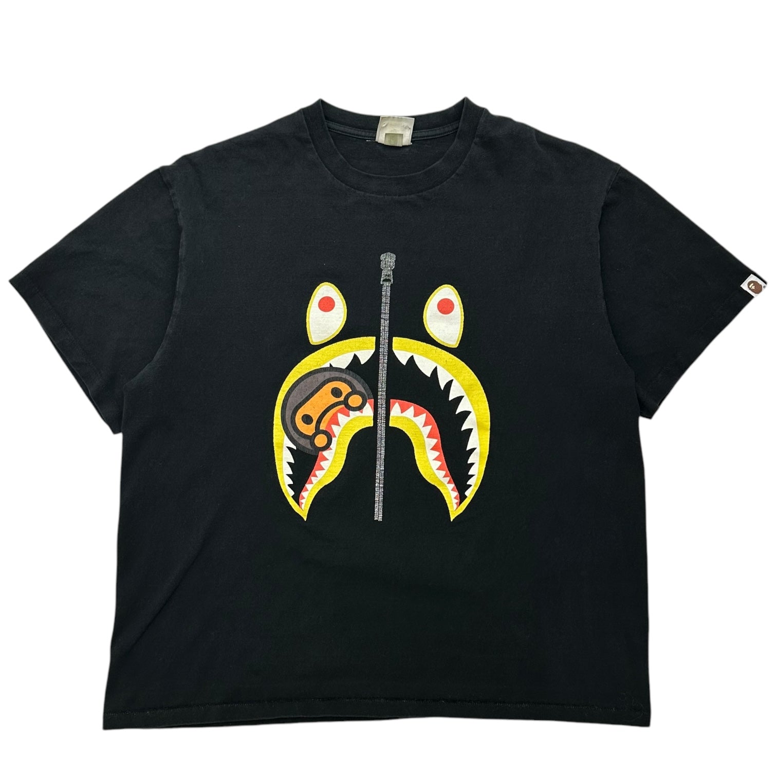 Bape Baby Milo Shark Tee Black