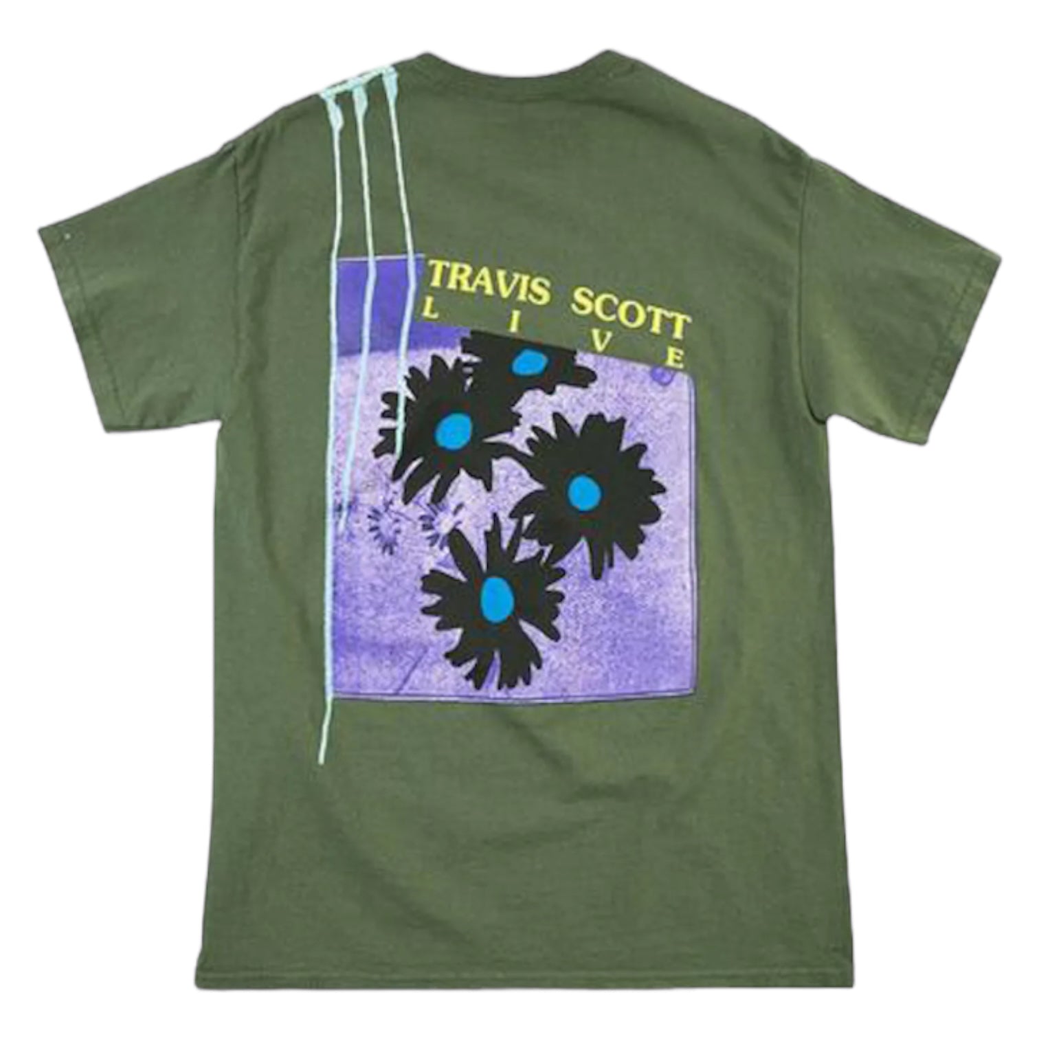 Cactus Jack Travis Scott Astroworld Live In Europe Tee Green