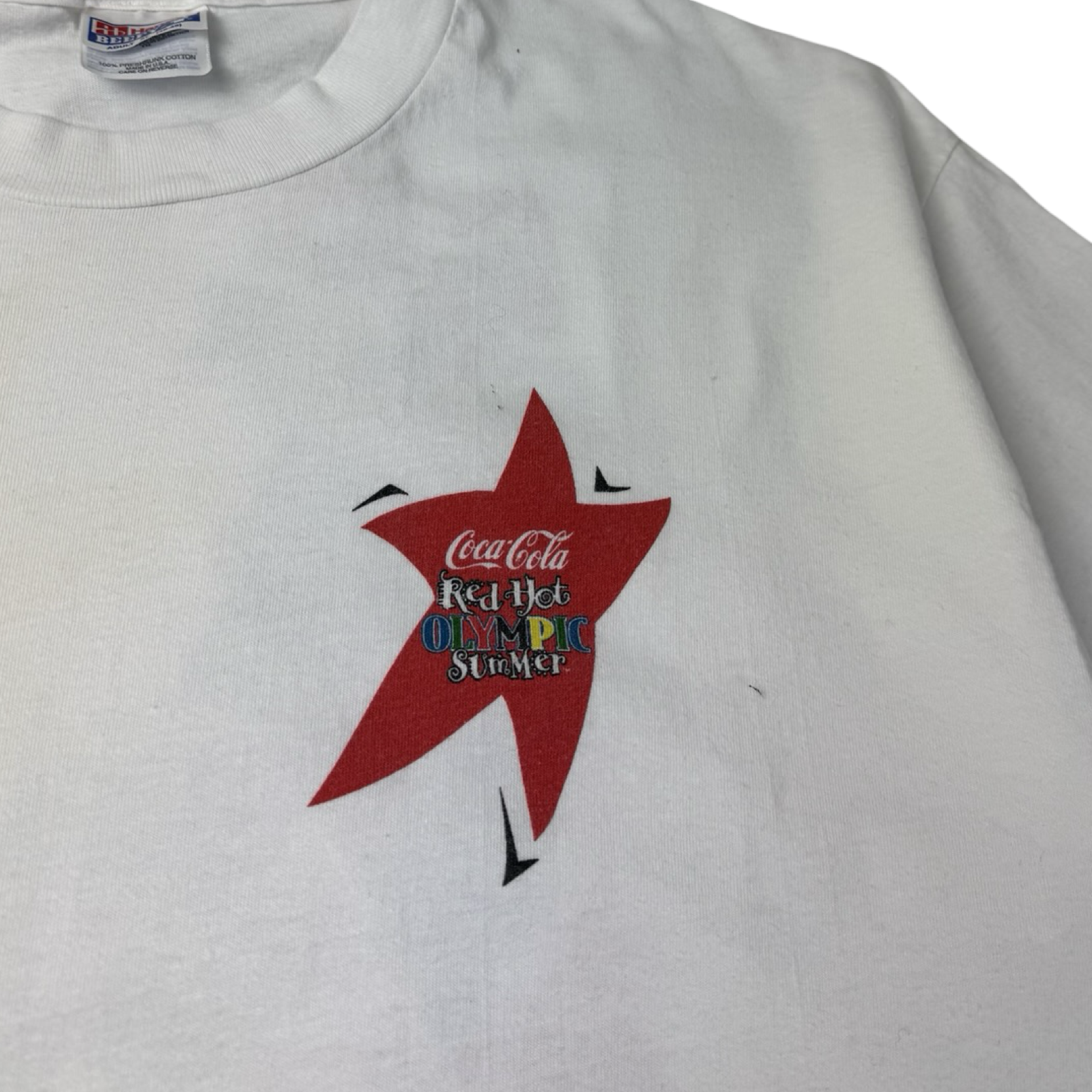 1996 Atlanta Olympics x Coca Cola Promo T-Shirt White
