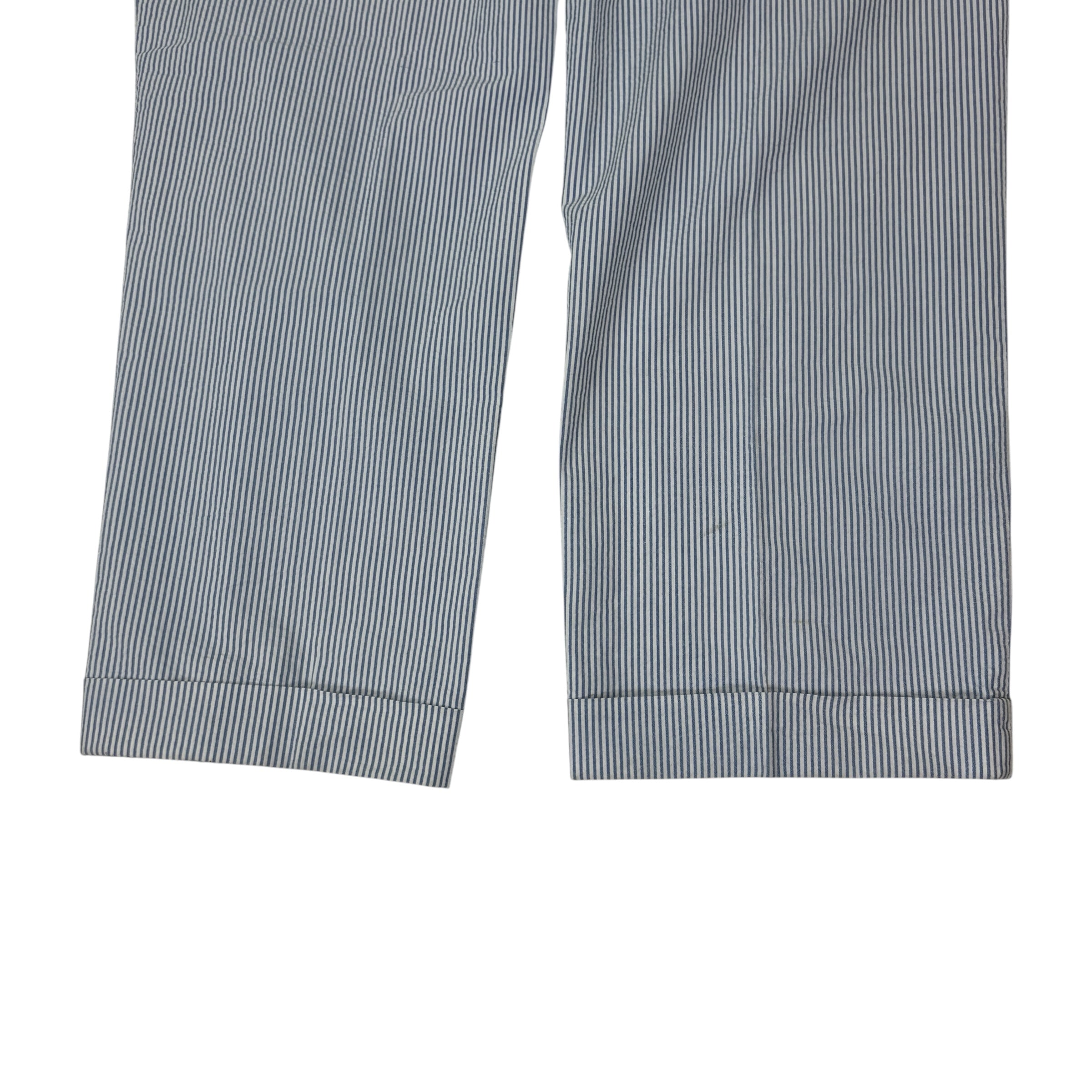 Vintage Polo Ralph Lauren Striped Seersucker Suffield Chino Pants Striped
