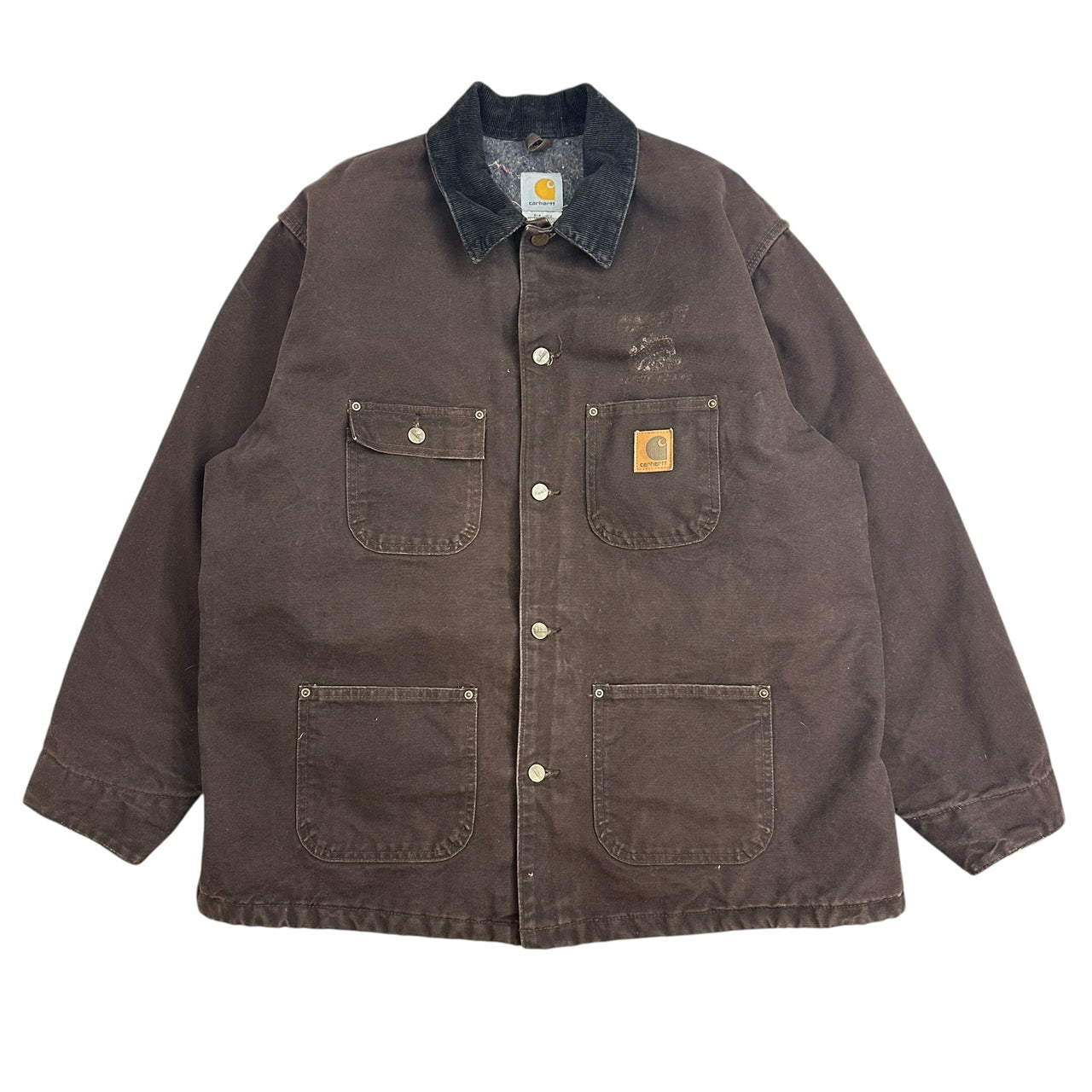 Vintage Carhartt Michigan Barn Coat Brown