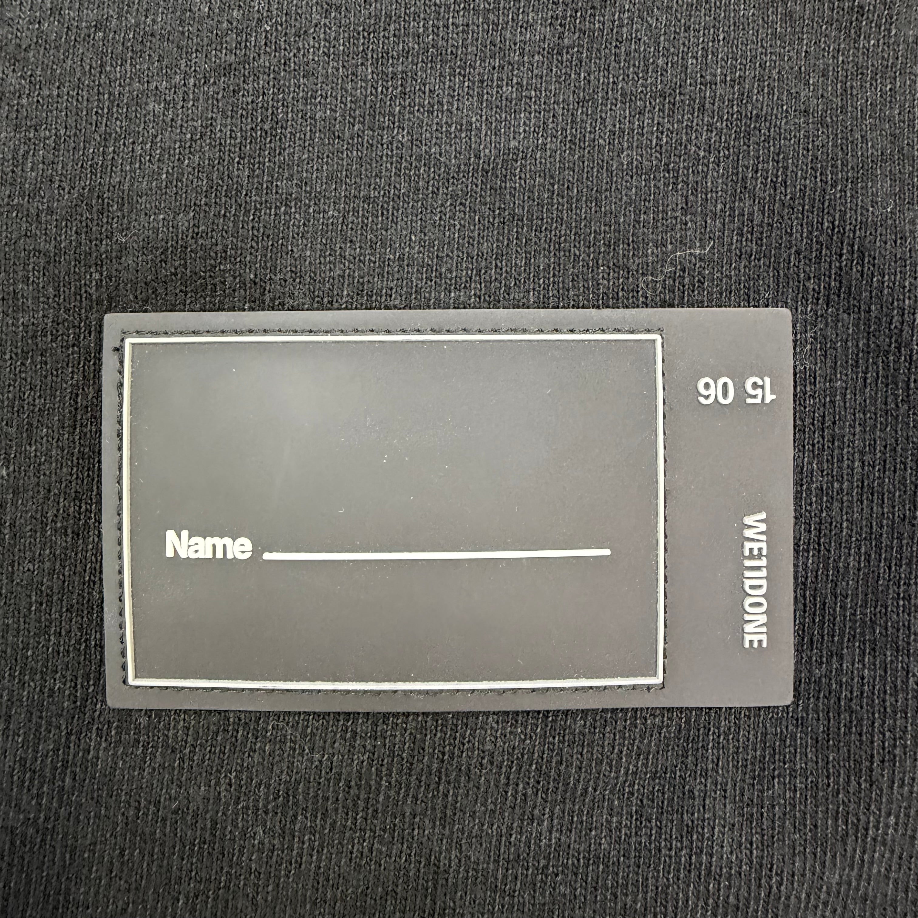 We11Done Logo Long Sleeve Shirt Black