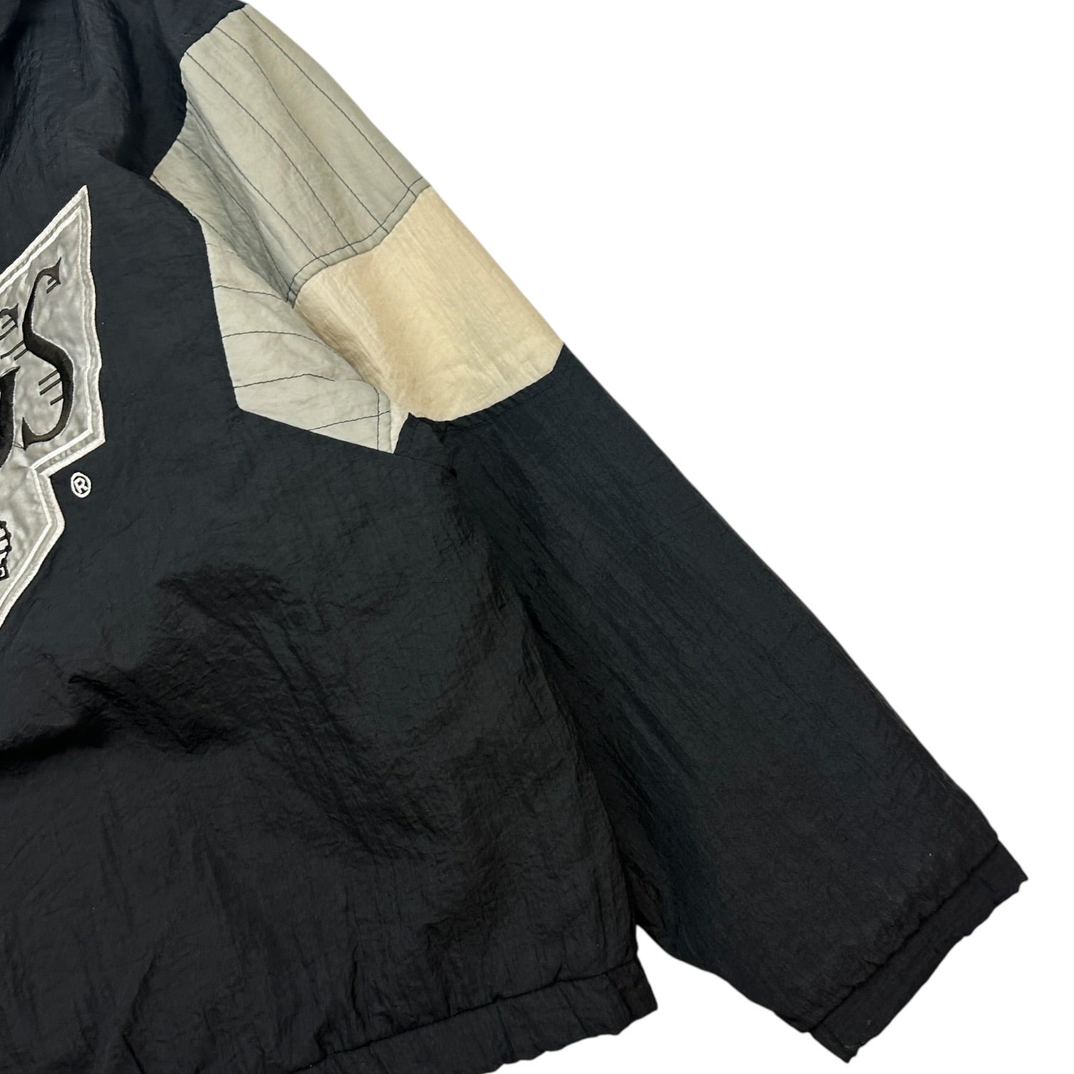 Vintage Los Angeles Kings Starter Pull Over Jacket Black