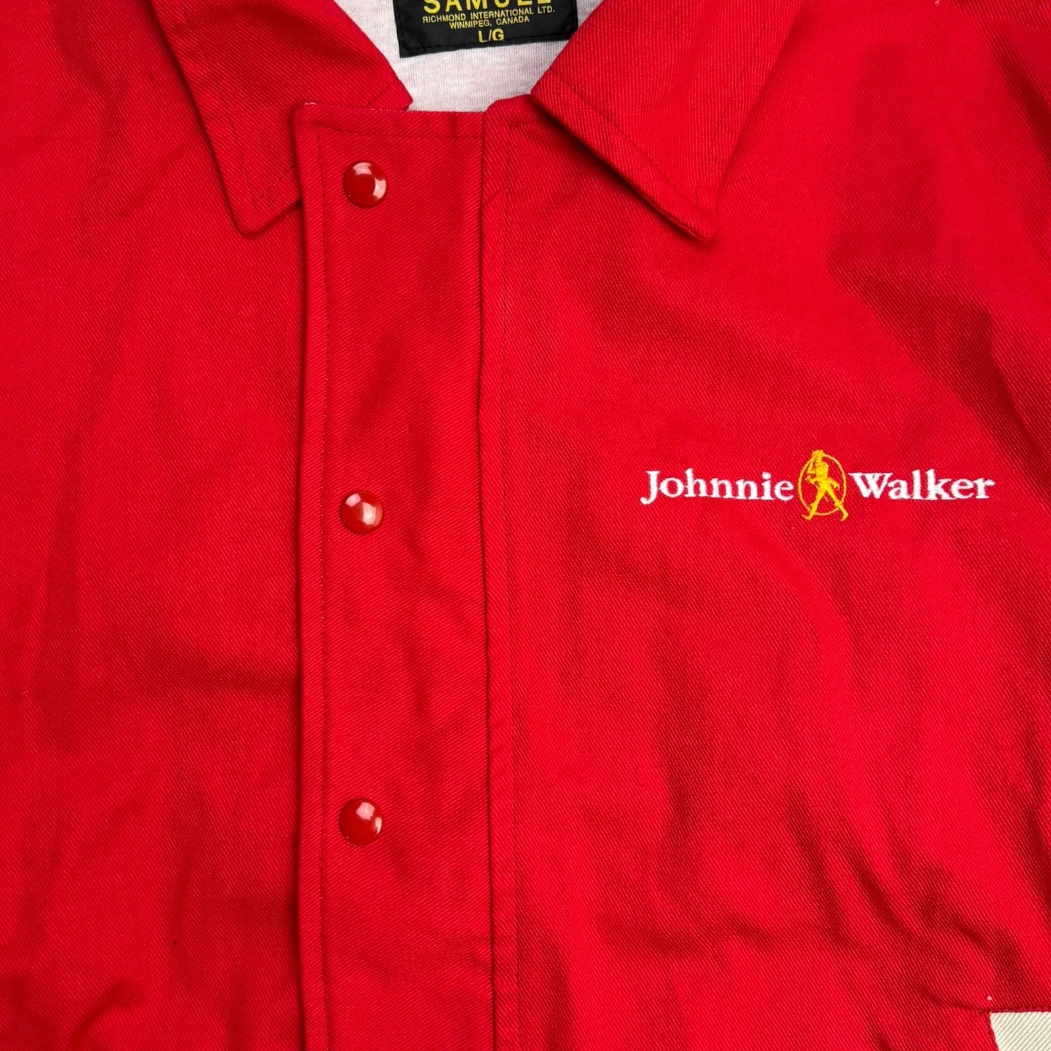 Vintage Johnnie Walker Red Label Varsity Jacket
