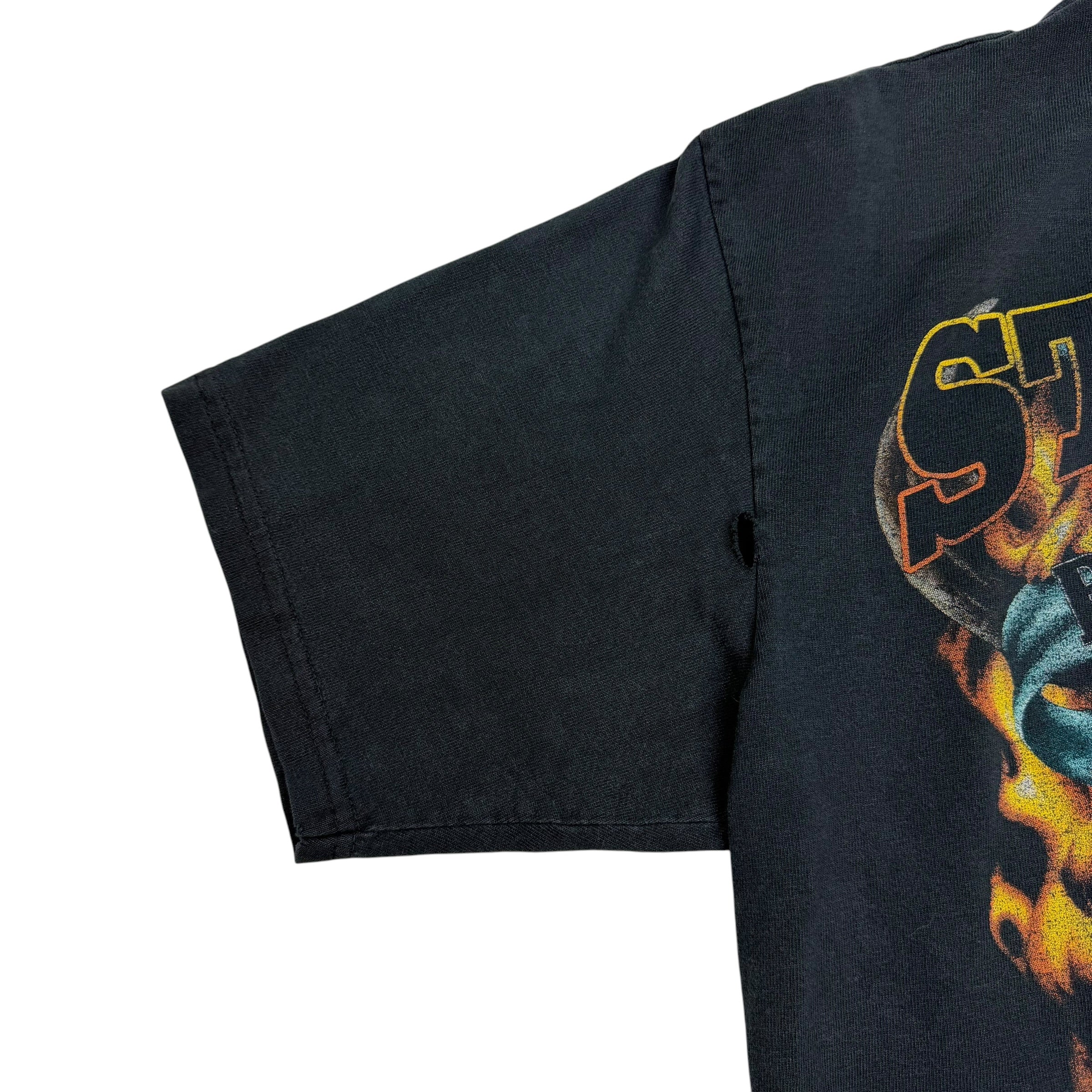 1999 Sturgis Black Hills Rally Henley Tee Black