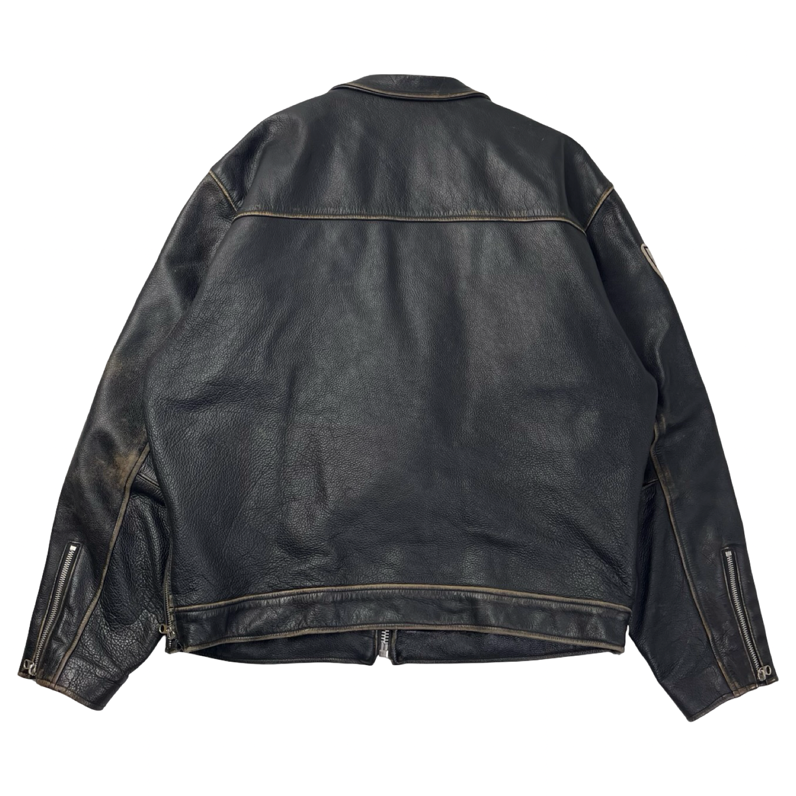 Vintage Indian Motorcycles Heavy Leather Jacket