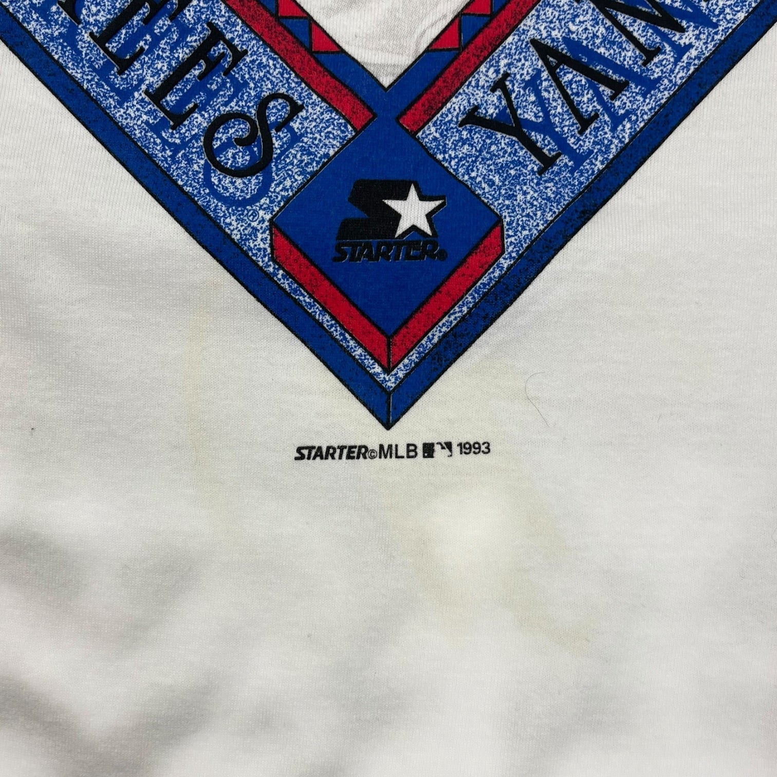 1993 MLB New York Yankees Starter T-Shirt White