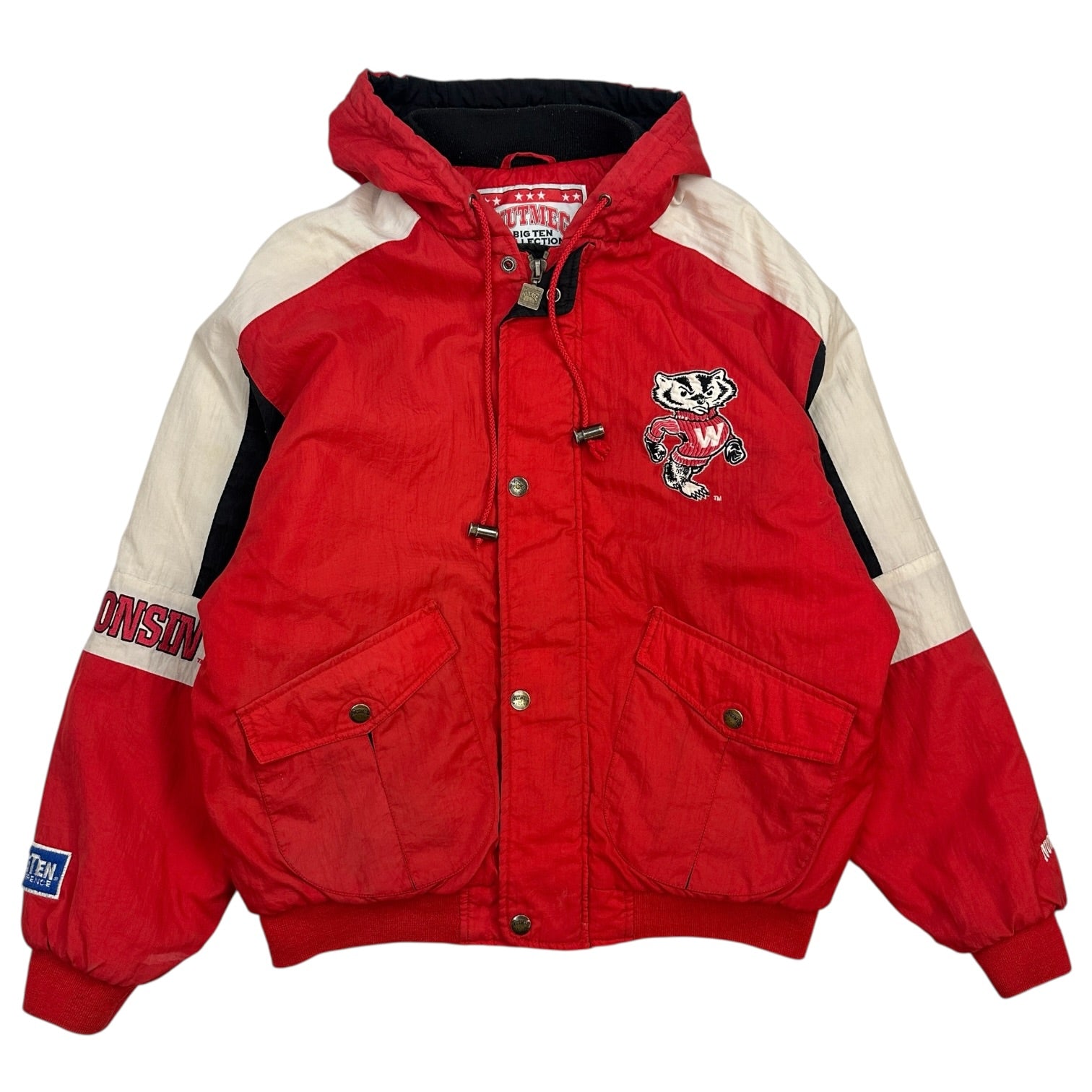 Vintage Nutmeg Wisconsin Badgers Jacket Red
