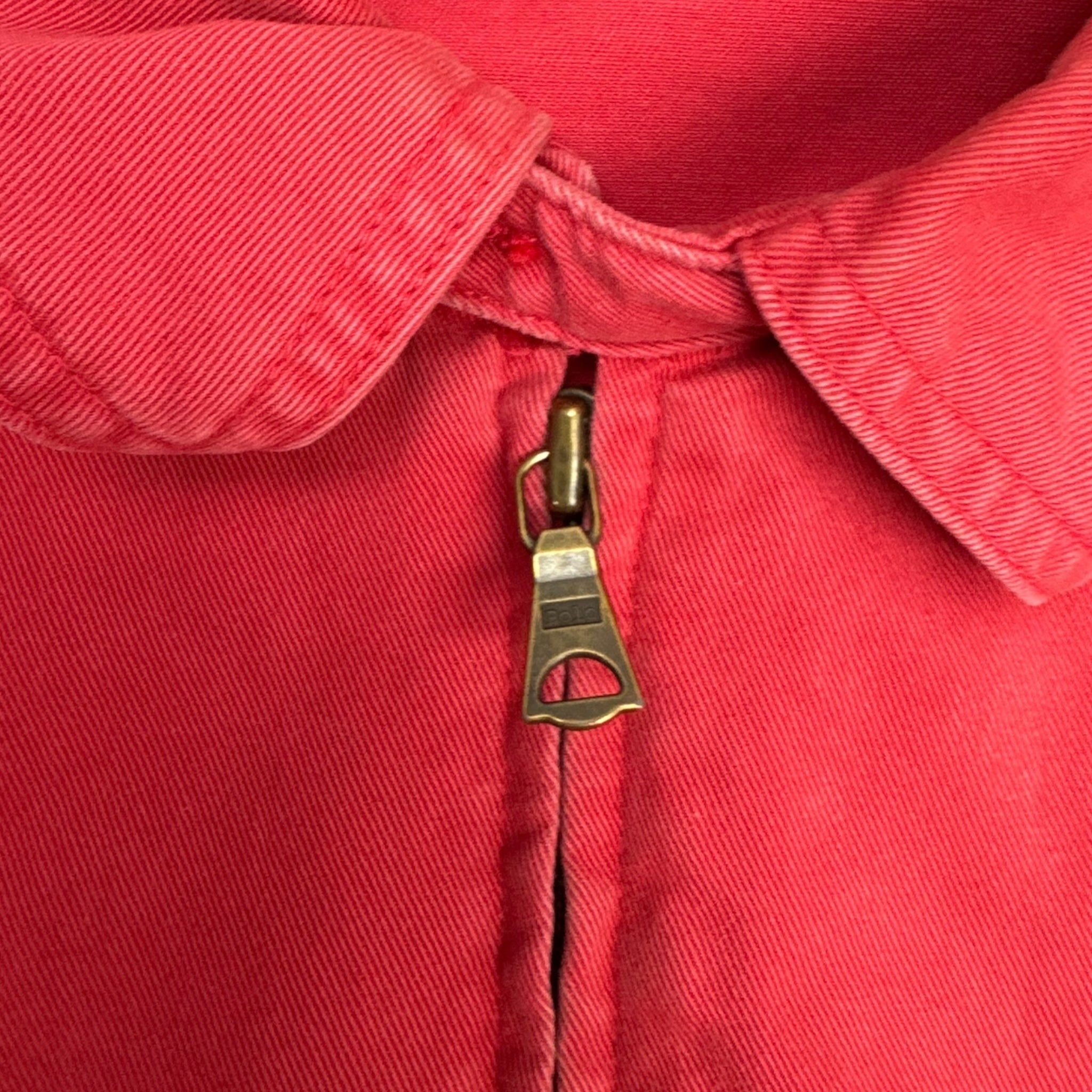 Vintage Polo Ralph Lauren Harrington Jacket Faded Red