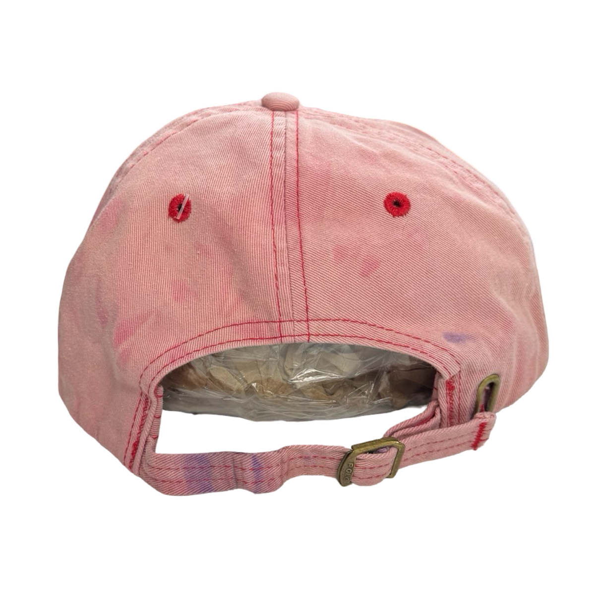Vintage Polo Ralph Lauren Embroidered Black Lab Dog Hat Pink