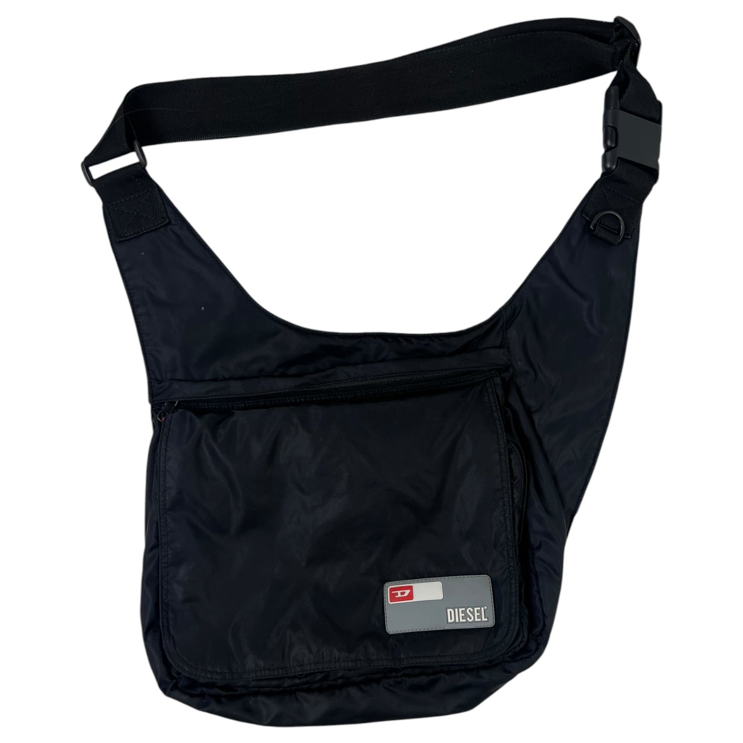 Diesel Nylon Cross Body Bag Black