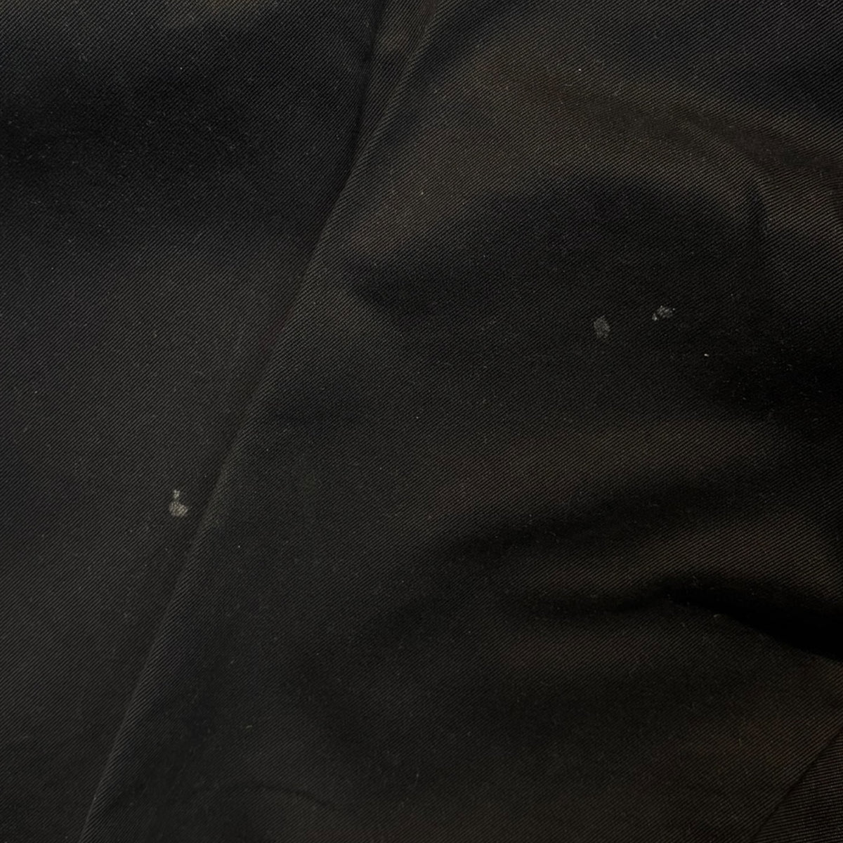 Studio Nicholson Sorte Peached Cotton Twill Volume Pants Black
