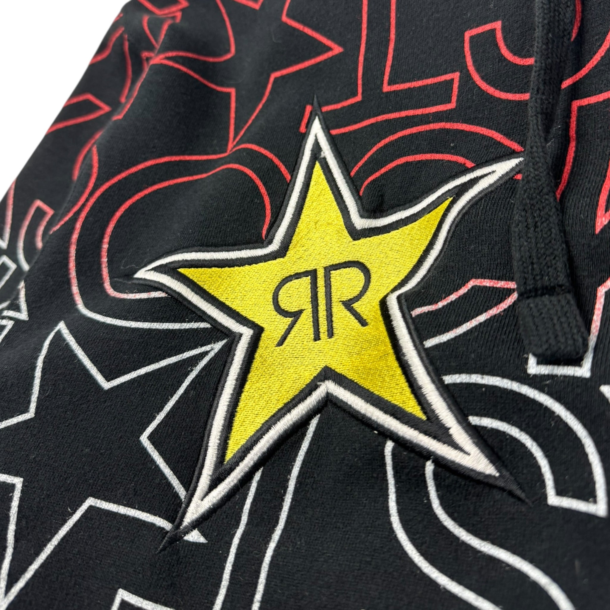 Y2K Rockstar Energy All Over Print Zip Up Hoodie