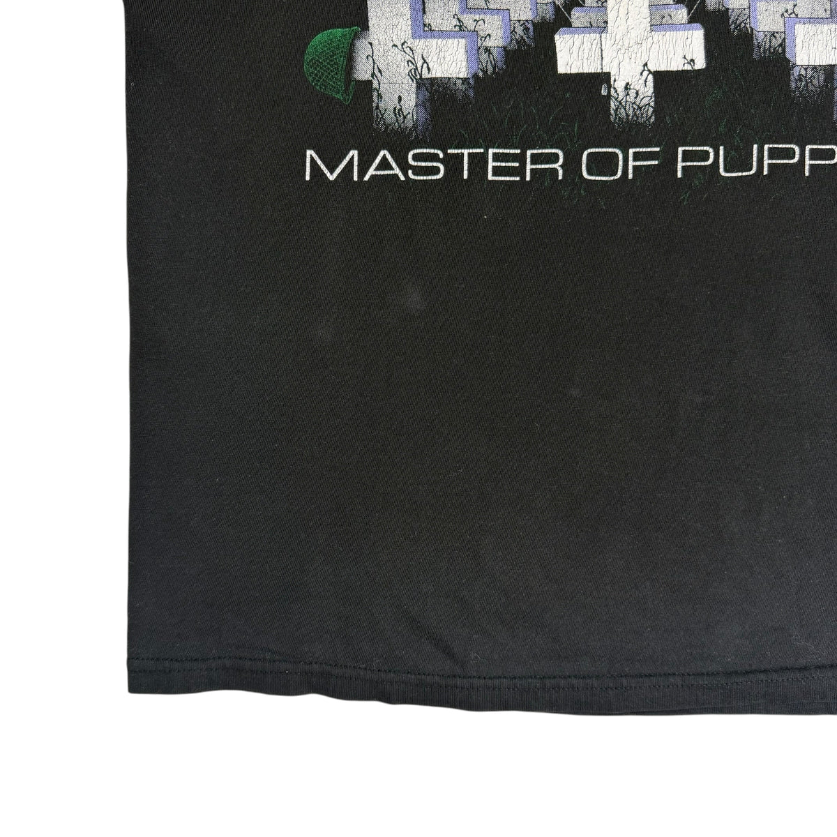 1997 Metallica Master Of Puppets Tee Black