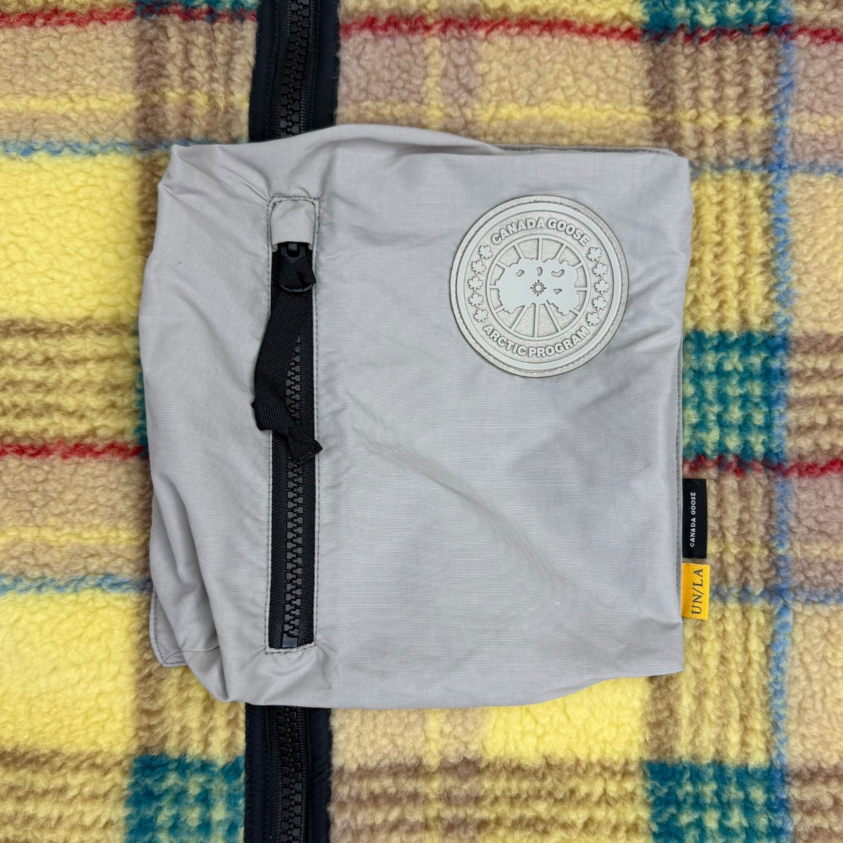 Canada Goose x NBA Collection with UNION Legion Fleece Vest Legacy Tartan Gold