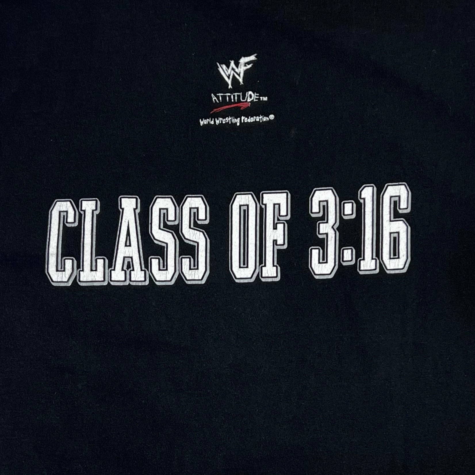 1998 Stone Cold University SCU Tee Black/Blue