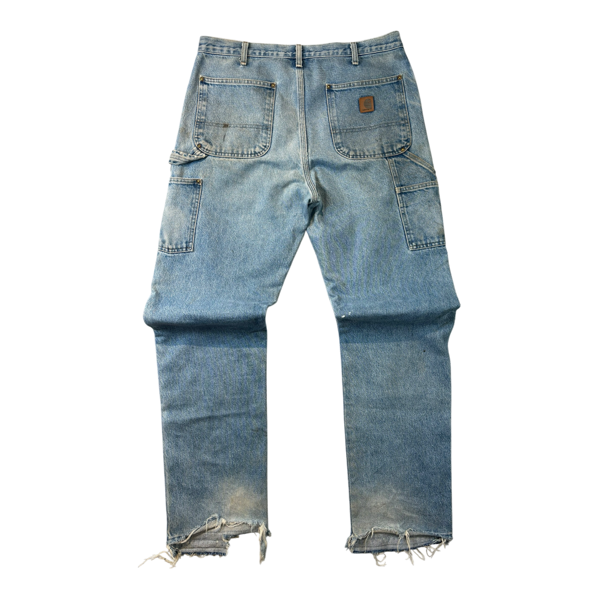 Carhartt Double Knee Denim Pants Blue